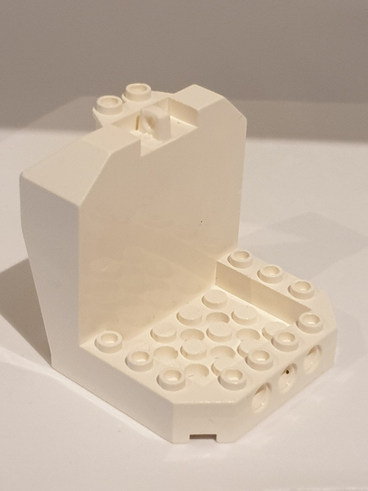 6x6x5 Cockpit mit Scharnier 1 Finger weiß white