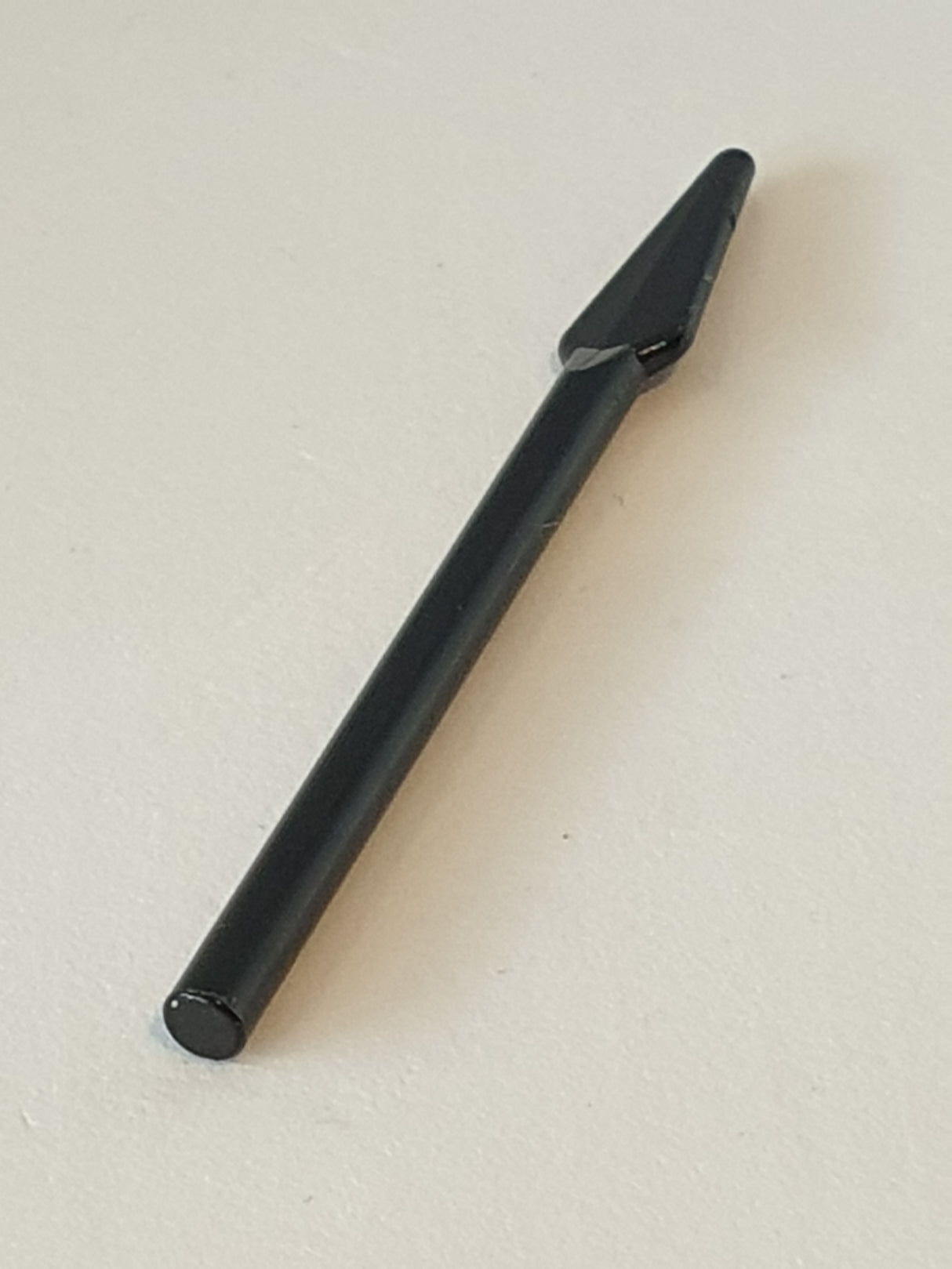 Waffe Speer Pike rundes Ende schwarz black