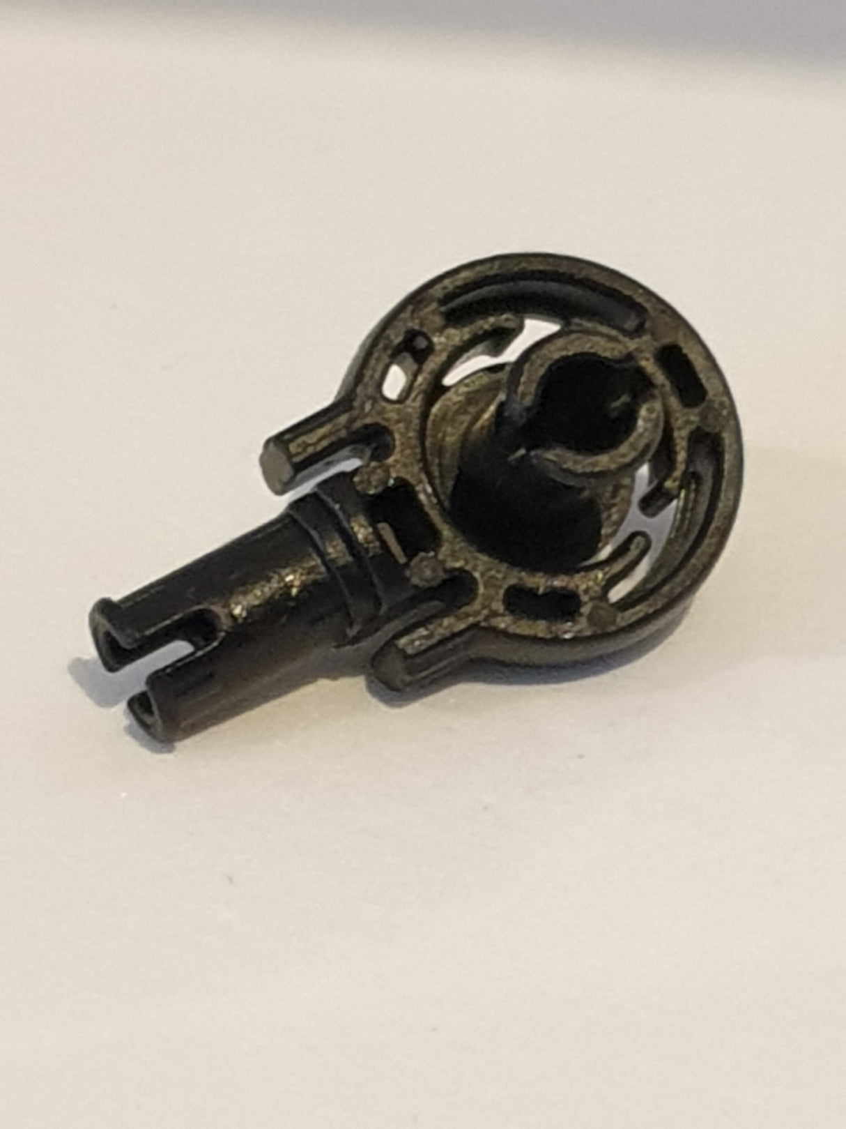 Technik Drehgelenk mit zwei senkrechten Pins schwarz black