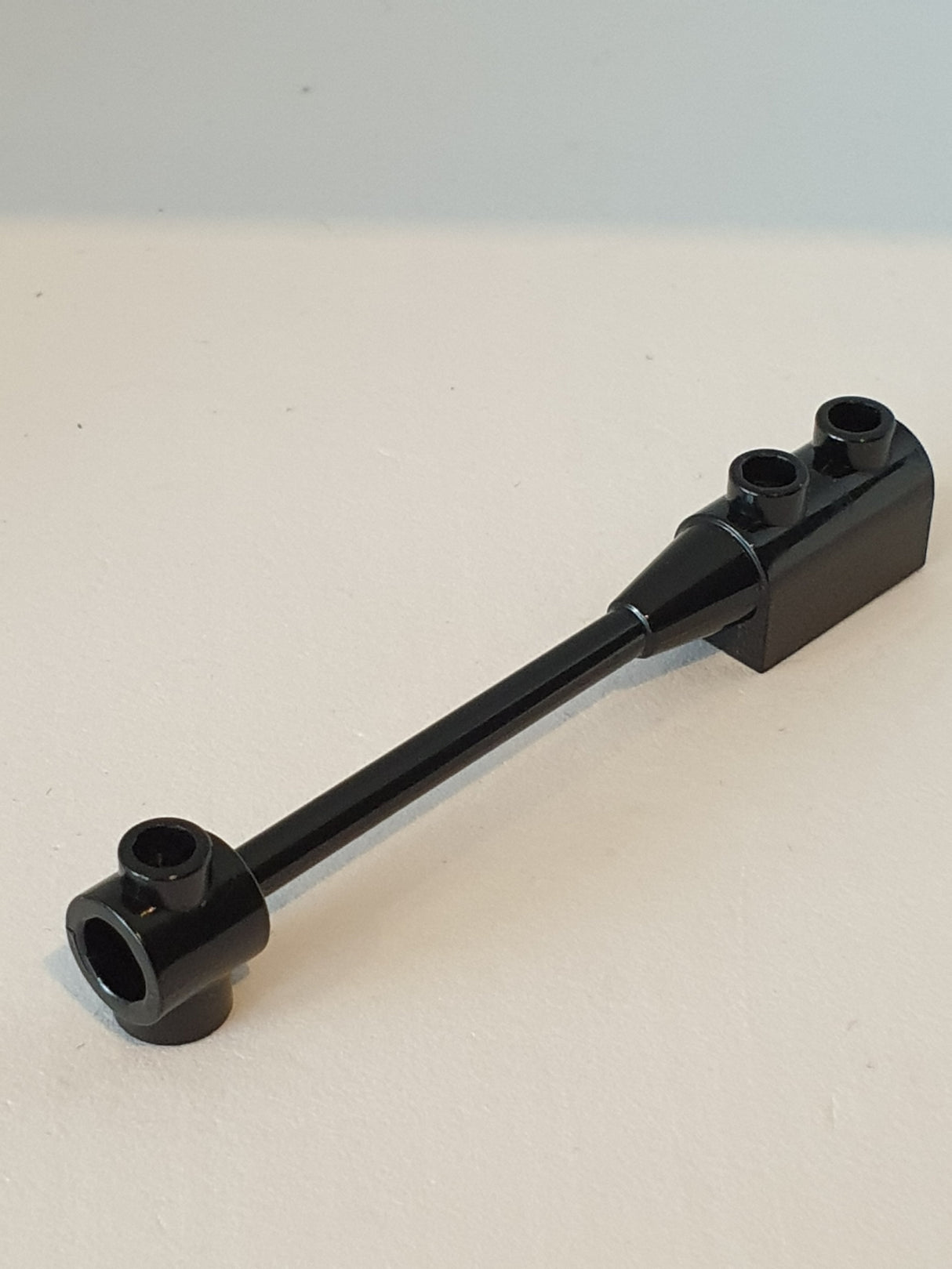 1x8x1 Stange Stab mit 1x2 Stein ohne Achshalter schwarz black