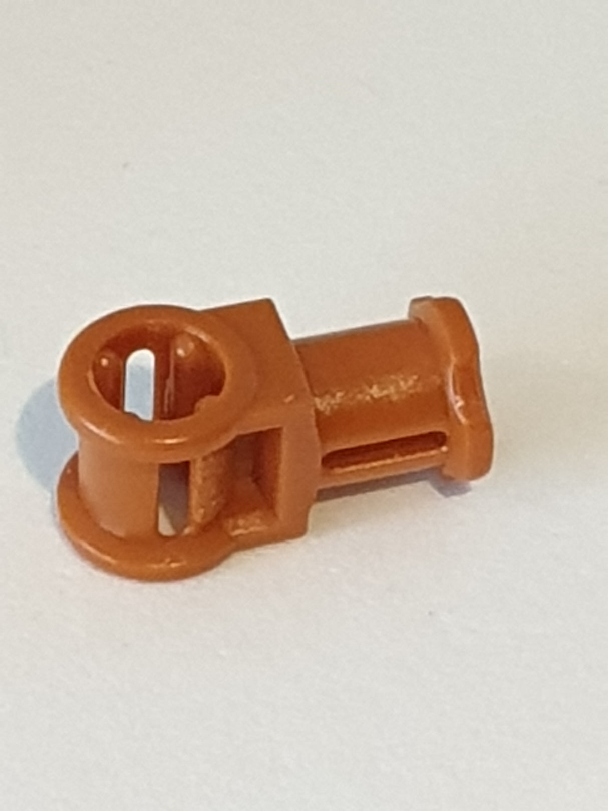 Technik Verbinder Achse mit Achsenloch dunkelorange