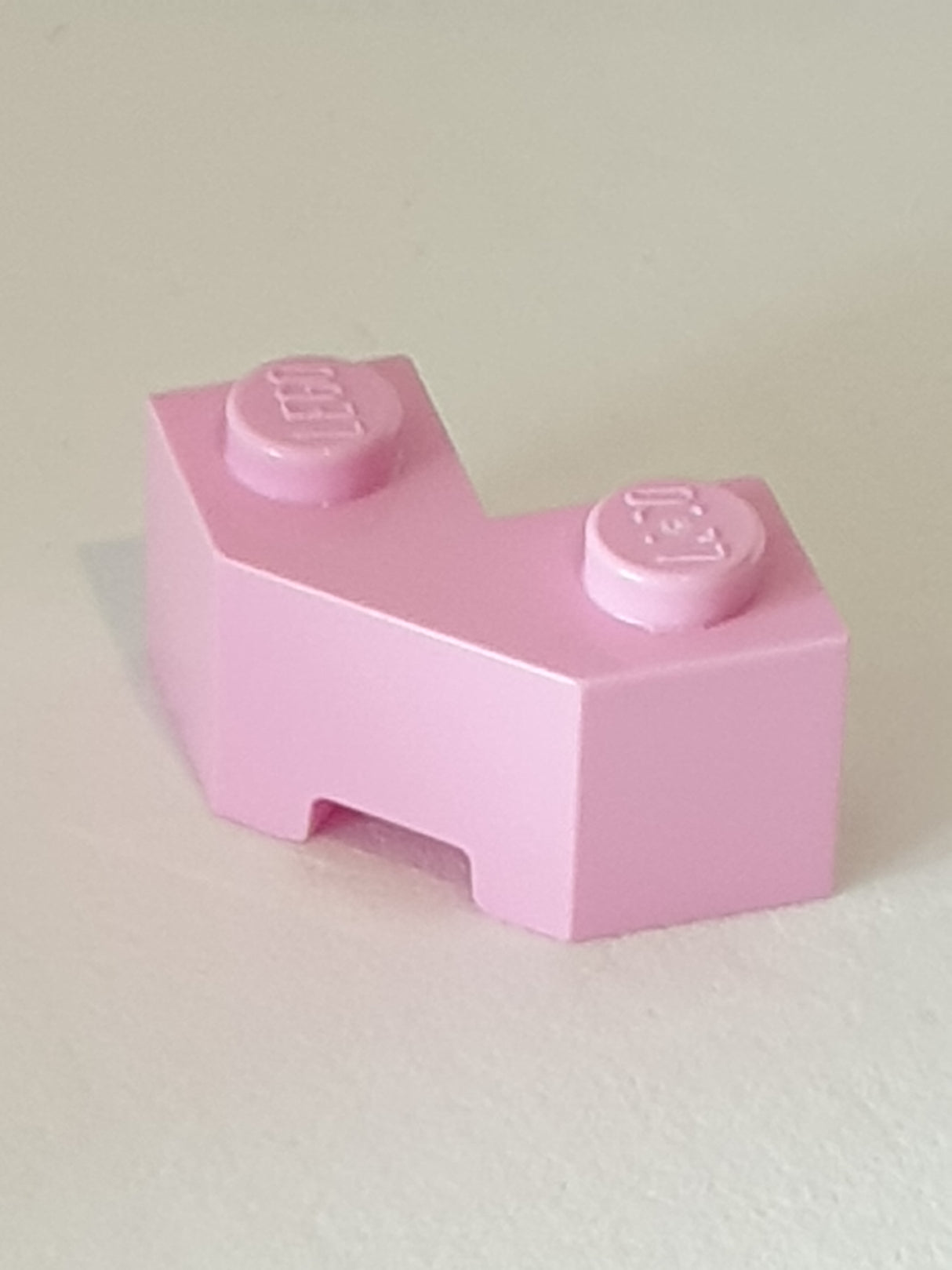2x2 Eckstein facettiert rosa bright pink