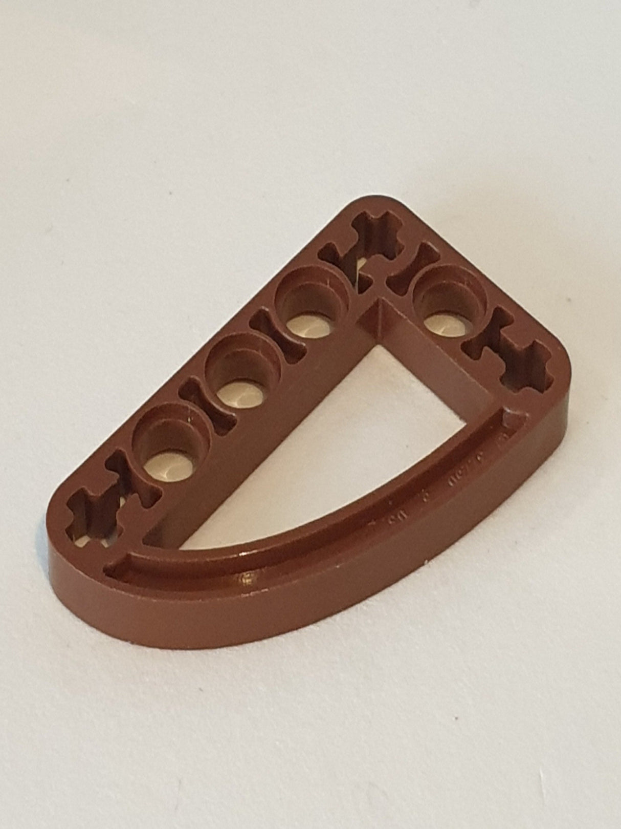 3x5 Liftarm L-Form mit viertel Ellipse altbraun