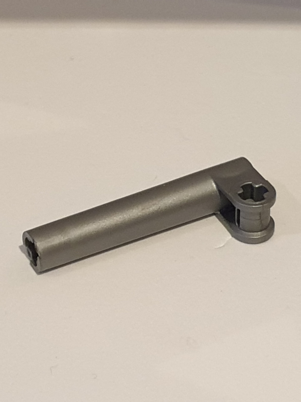 Technik Pin Achs Verbinder mit Verlängerung dunkles pearlsilber Flat Silver