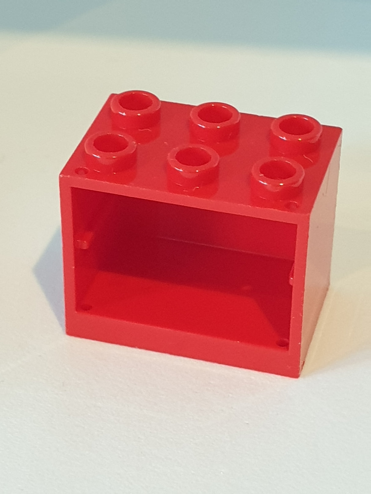 2x3x2 Container Box Schrank, offene Noppen, Hollow Studs rot