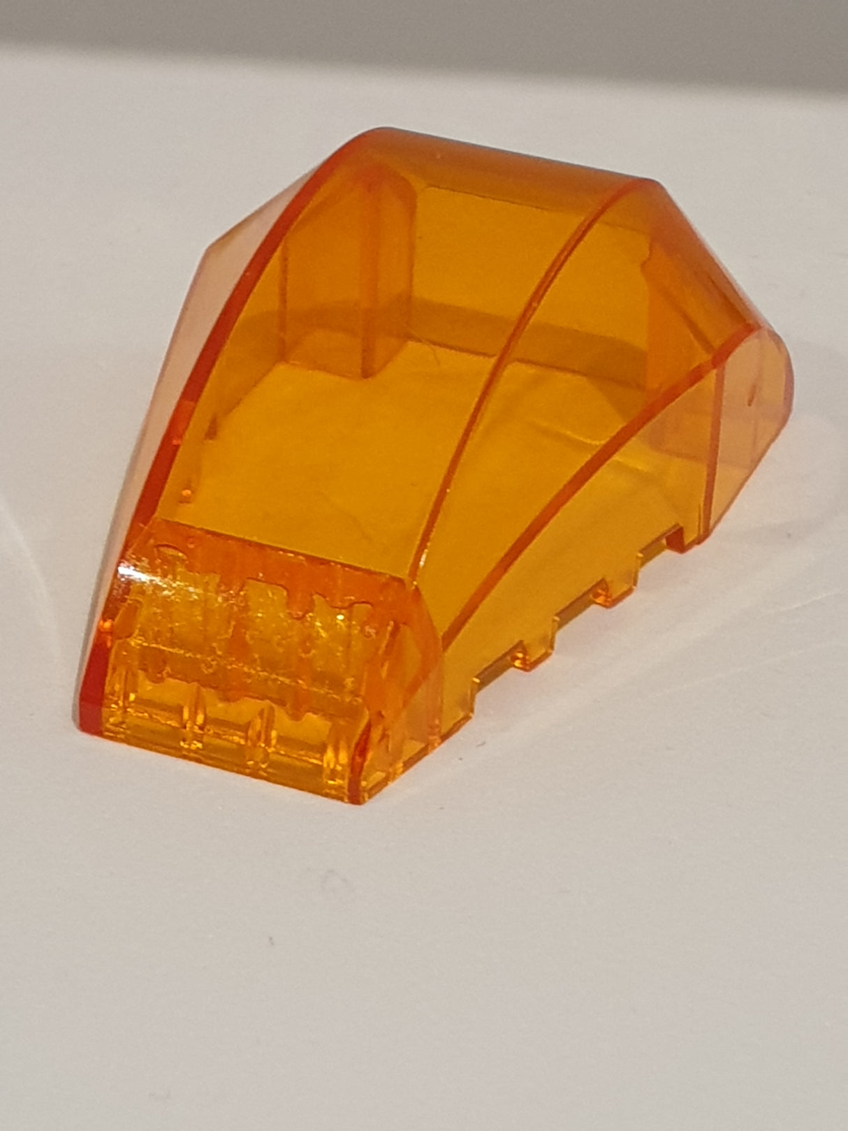 6x4x2 Windschutzscheibe Keil transparent orange