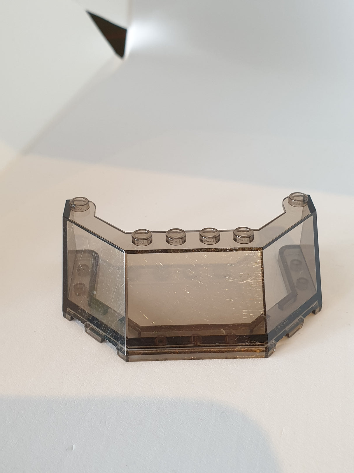 5x8x2 Windschutzscheibe Cockpit transparent schwarz