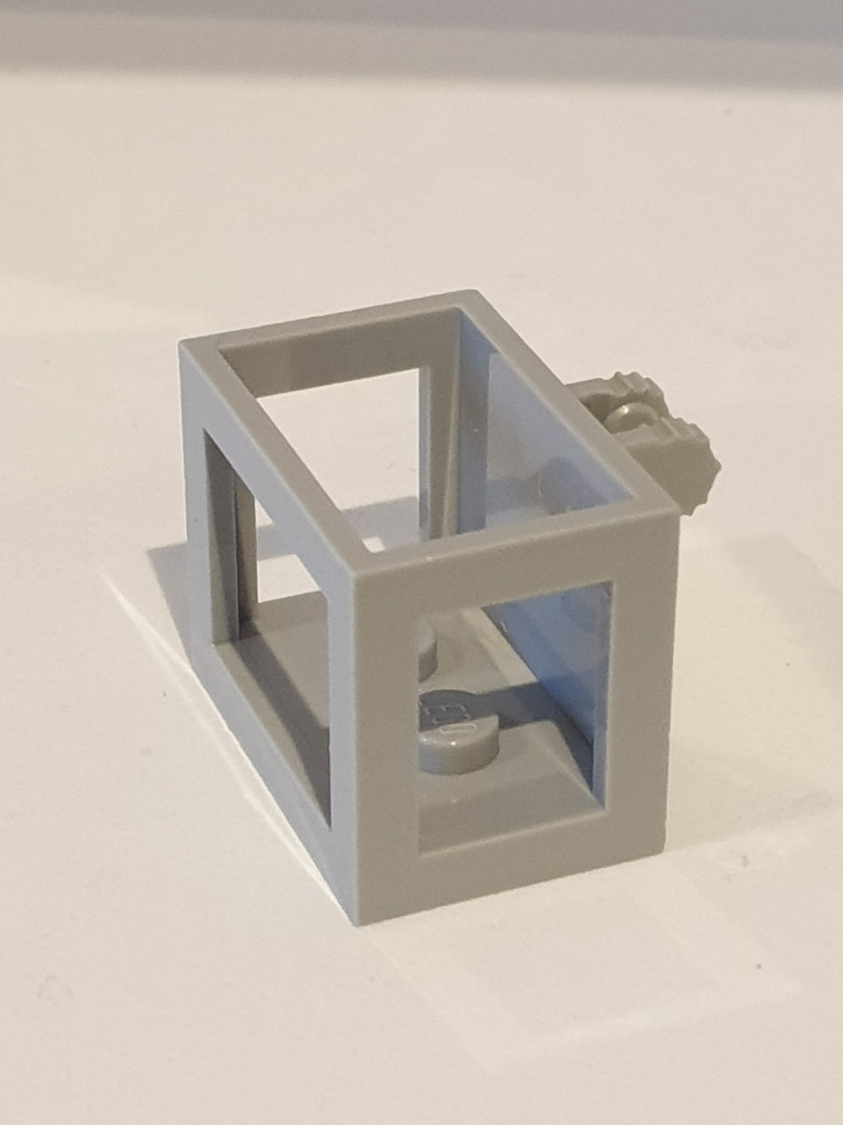 2x3x2 Krankorb mit Verriegelungsscharnier 7 Zähne Finger neuhellgrau