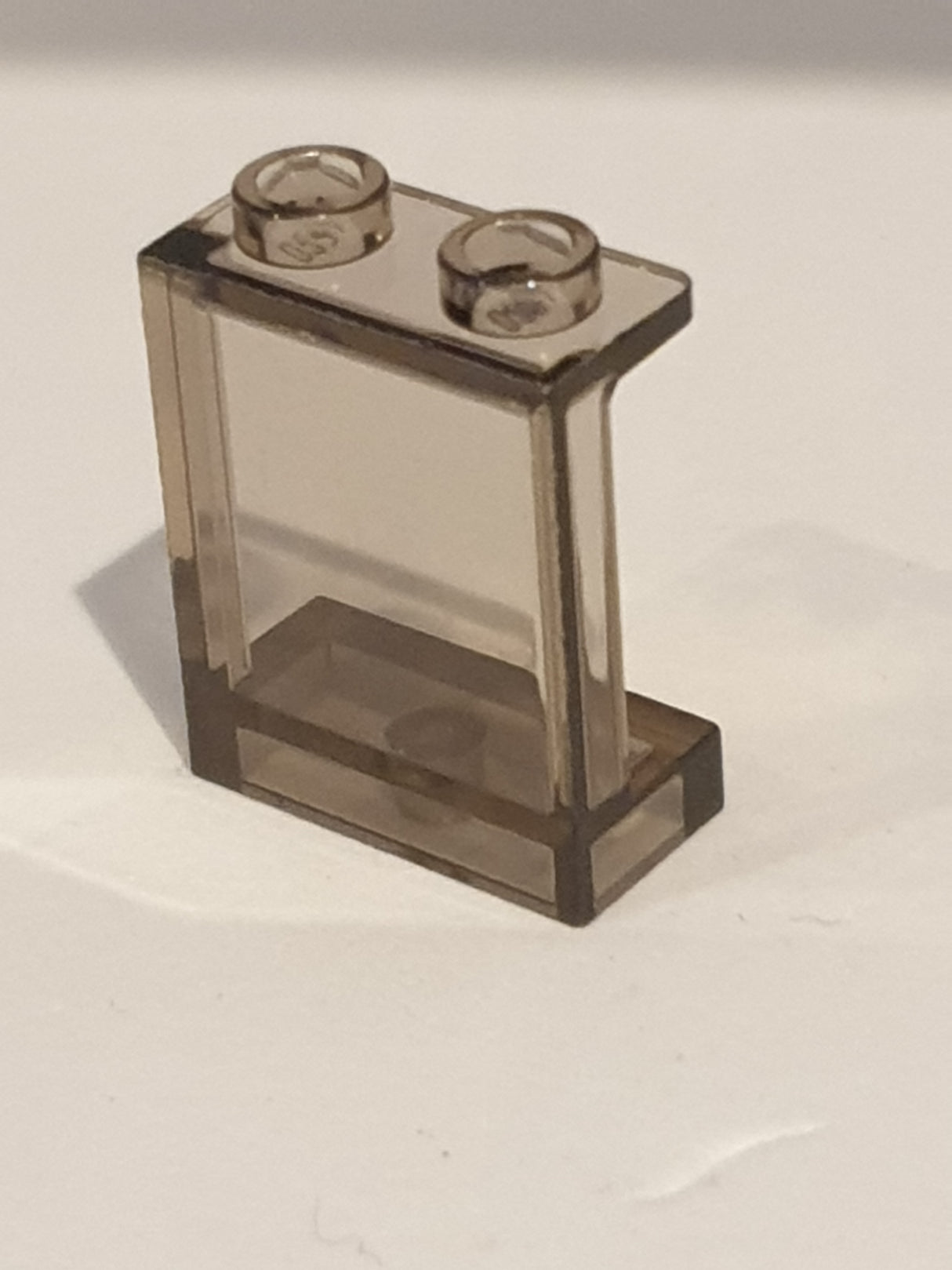 1x2x2 Wandelement / Paneel mit Seitenstütze transparent schwarz