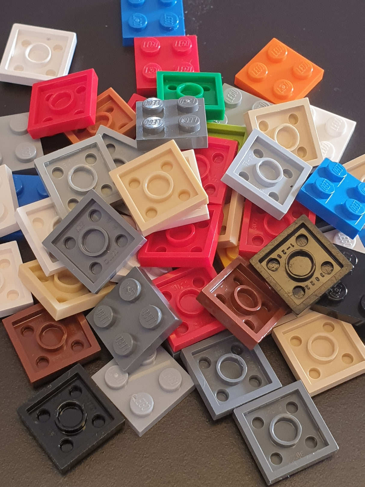 Bunte Tüte 2x2 Basic Platten 50 Stück