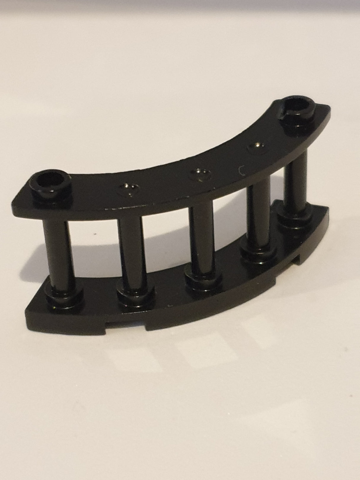 4x4x2 Zaun mit Stäben 1/4 Kreis schwarz black