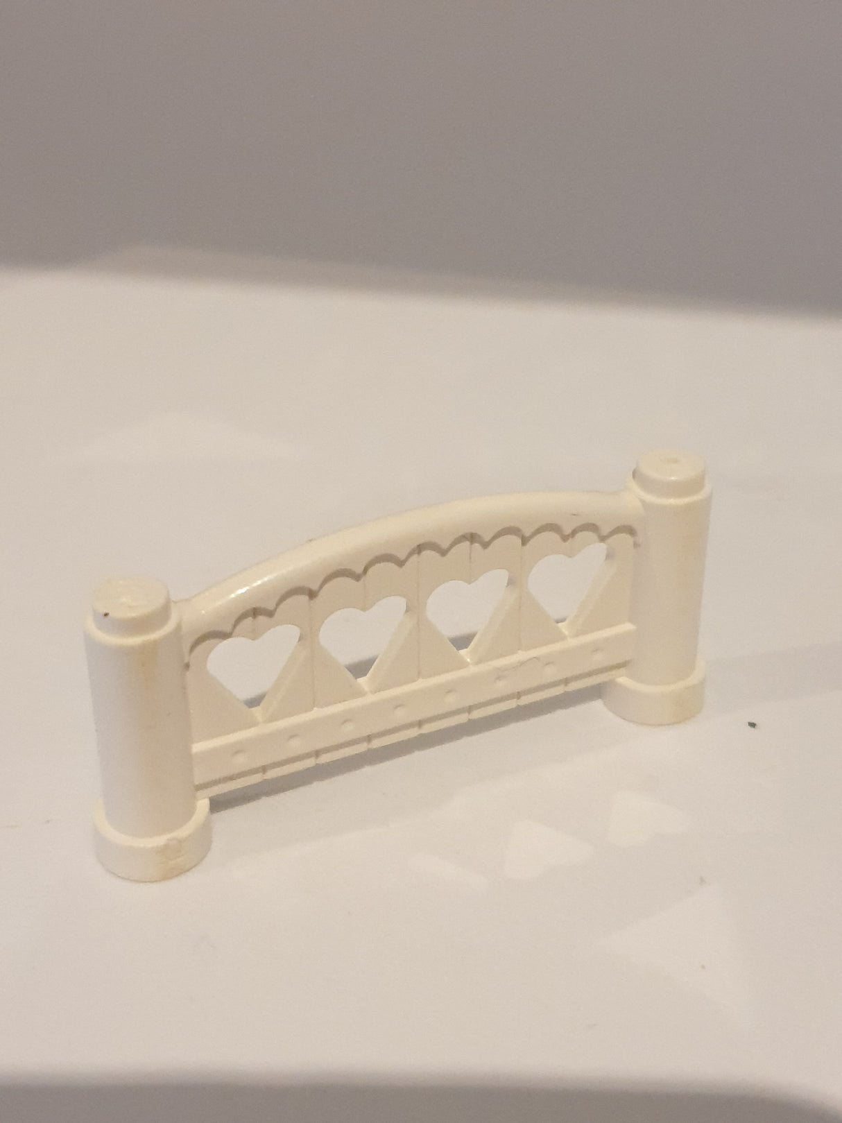 1x6x2 Zaun mit Herzen Fabuland weiß white