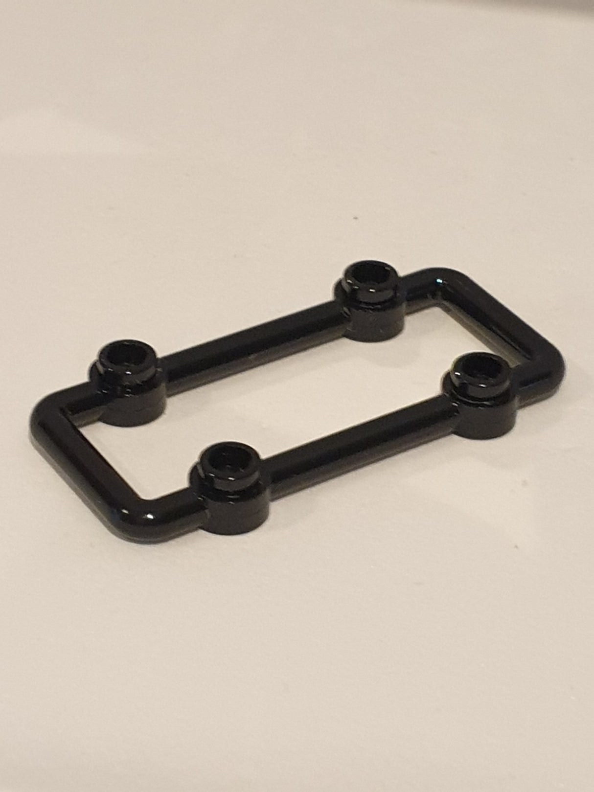 1x6x3 Rahmen mit 4 Noppen schwarz black