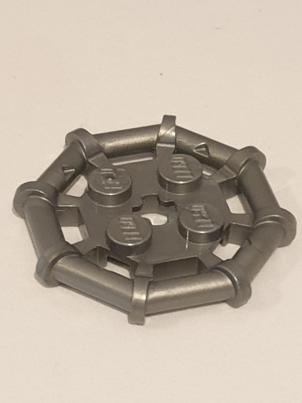 2x2 Platte modifiziert Stabrahmen achteckig verstärkt pearlsilber