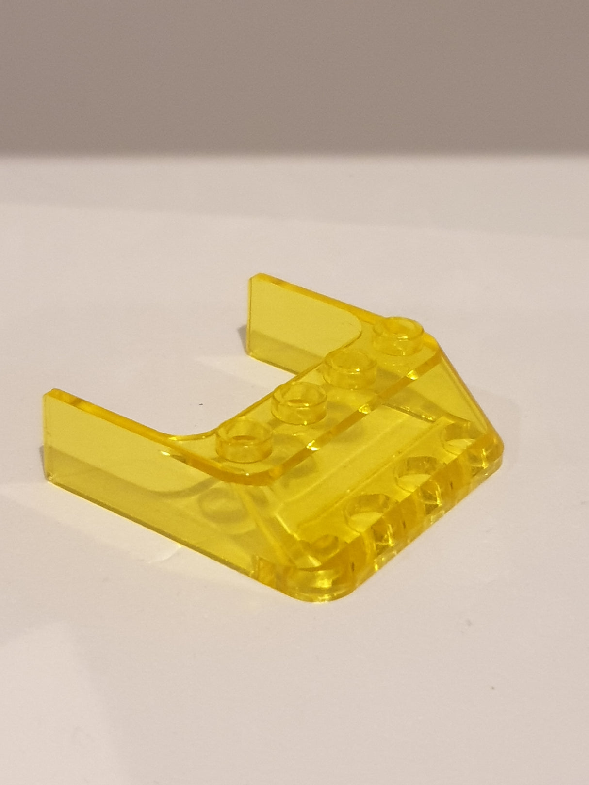 4x4x1 Windschutzscheibe Frontscheibe 45° transparent gelb