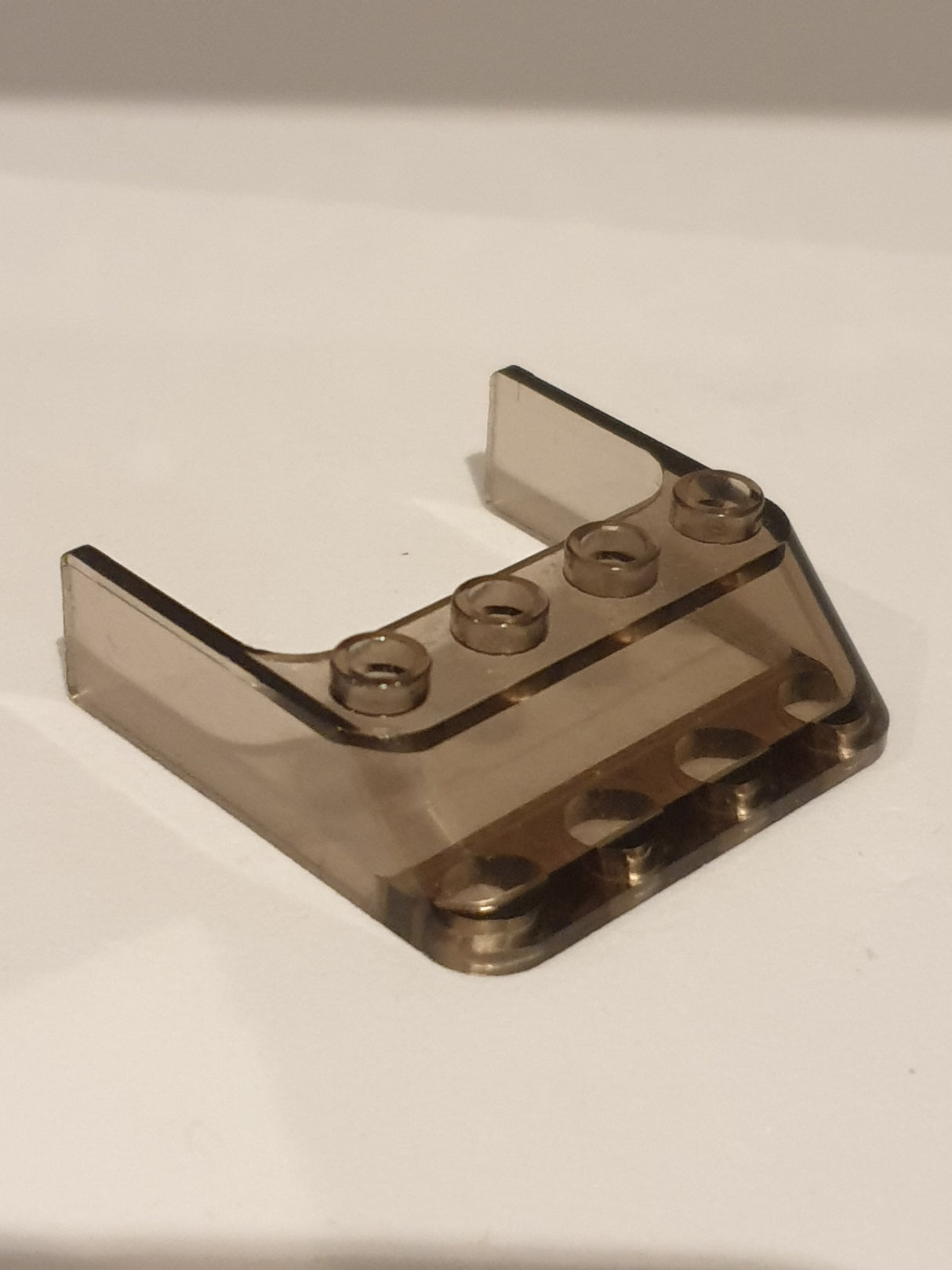 4x4x1 Windschutzscheibe Frontscheibe 45° transparent schwarz