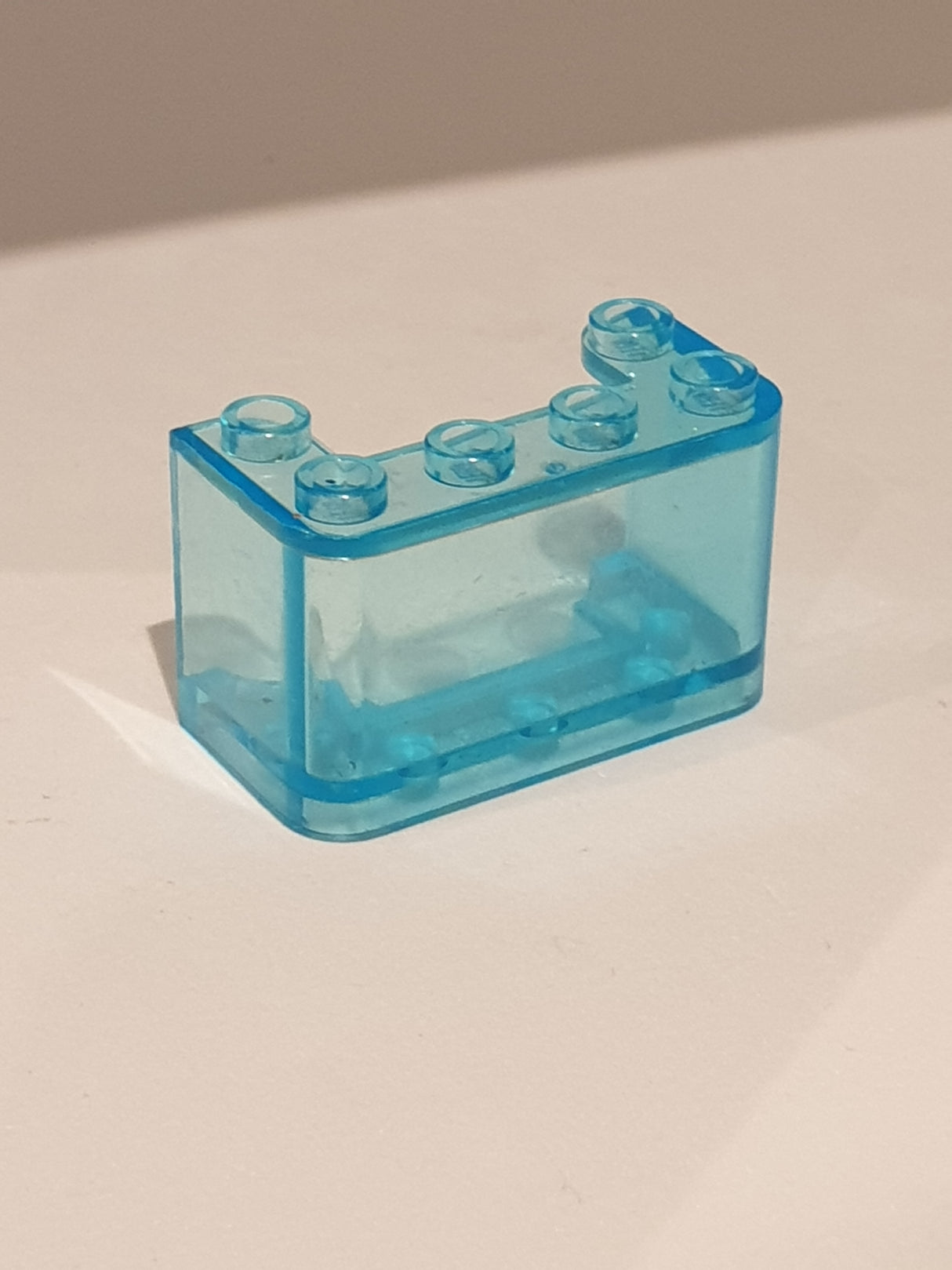 2x4x2 Windschutzscheibe vertikal transparent hellblau trans light blue