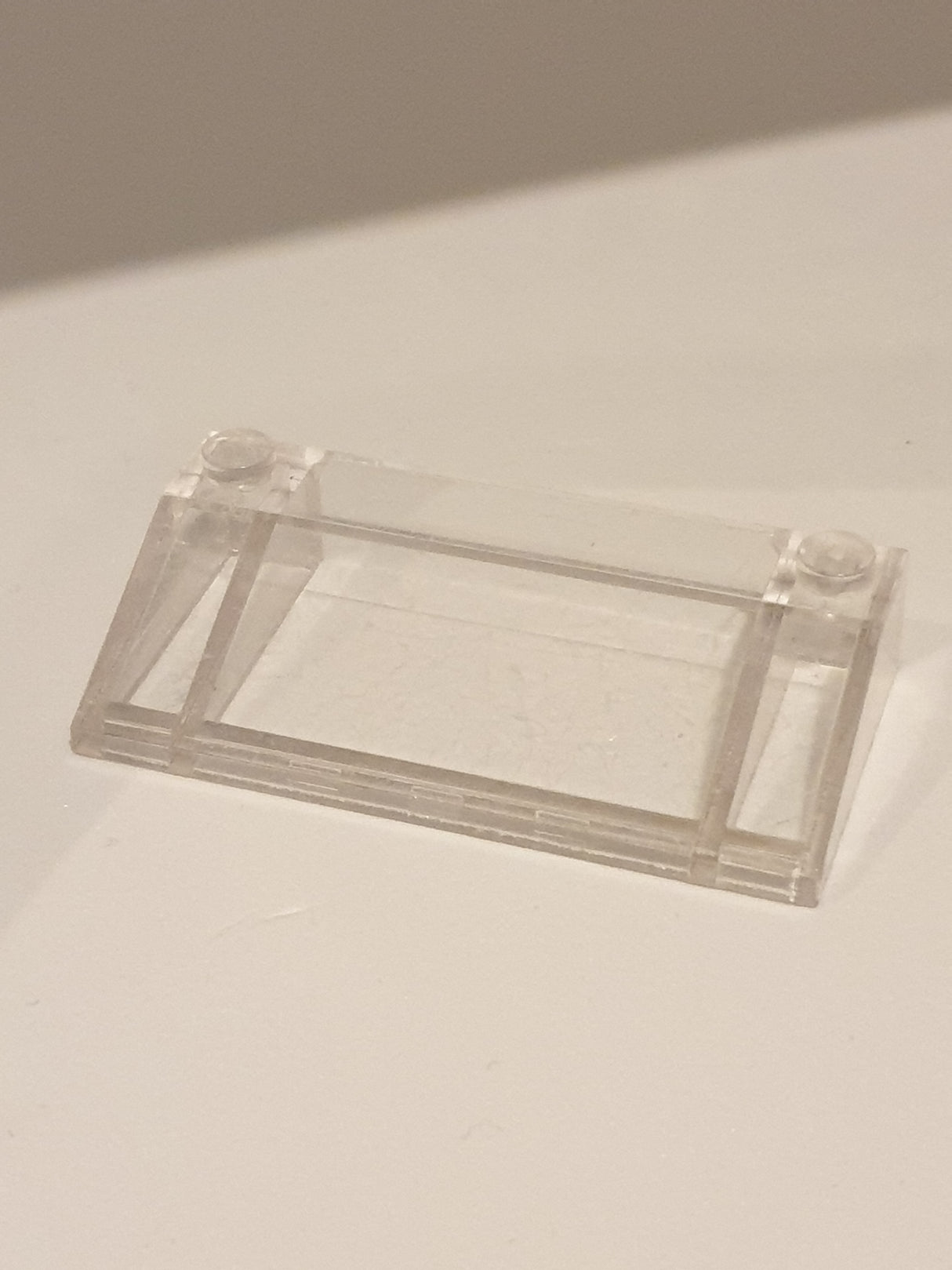 3x6 Windschutzscheibe 25° mit Innenwände transparent weiß trans clear