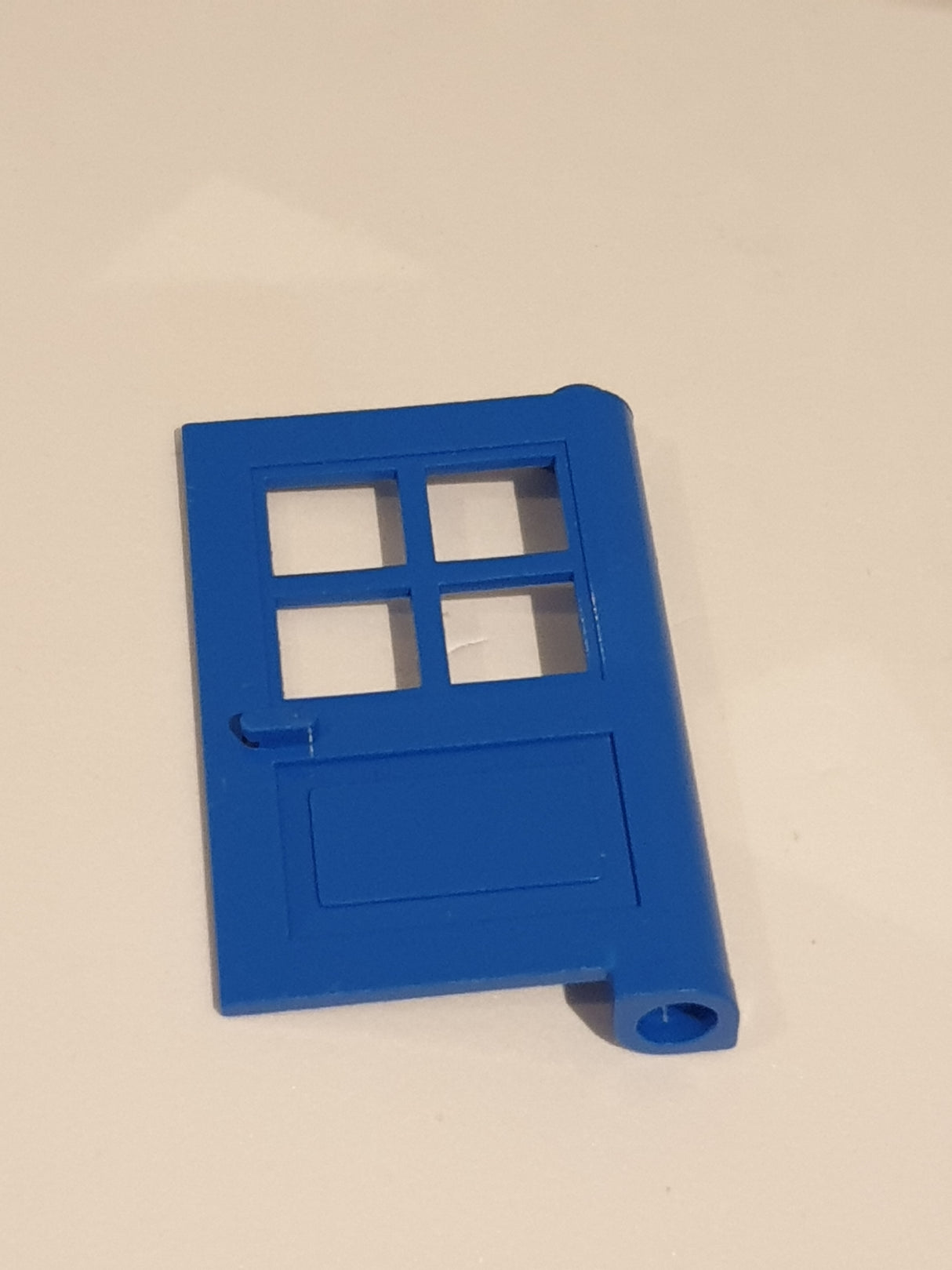 4x5 Haustür mit 4 kleinen Fenstern blau