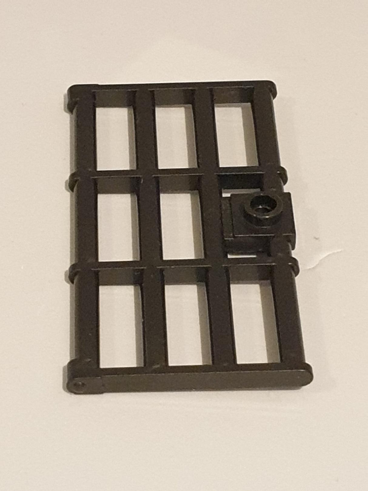 1x4x6 Gittertür / Gitterfenster / Gefängnistür Noppengriff titan