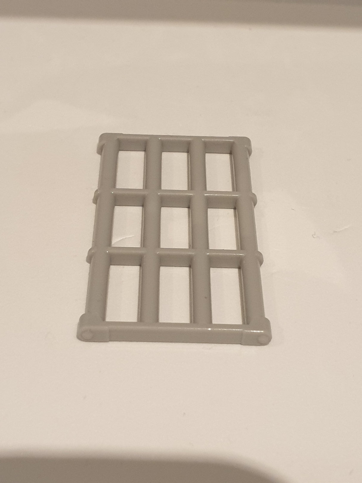 1x4x6 Gittertür Gitterfenster Gefägnistür neuhellgrau