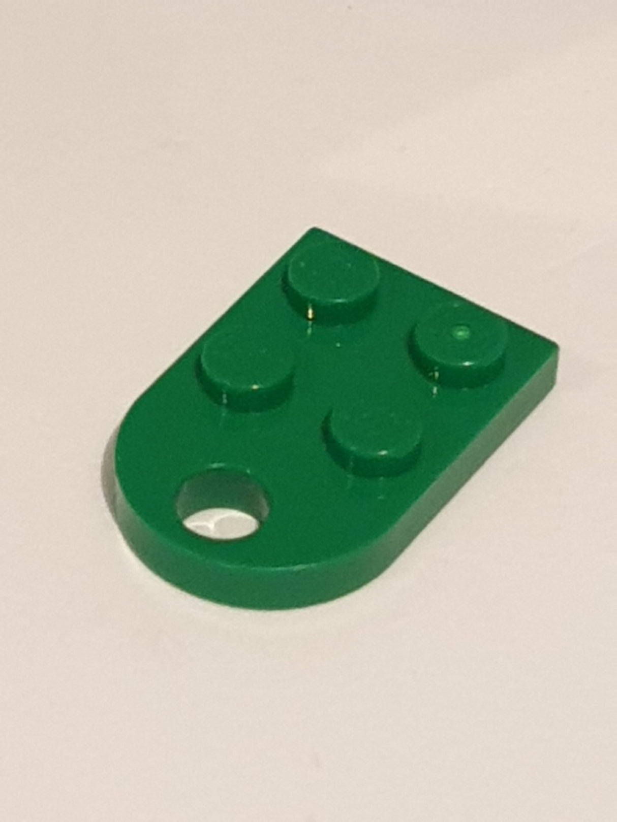 2x2 modifizierte Platte mit Loch grün