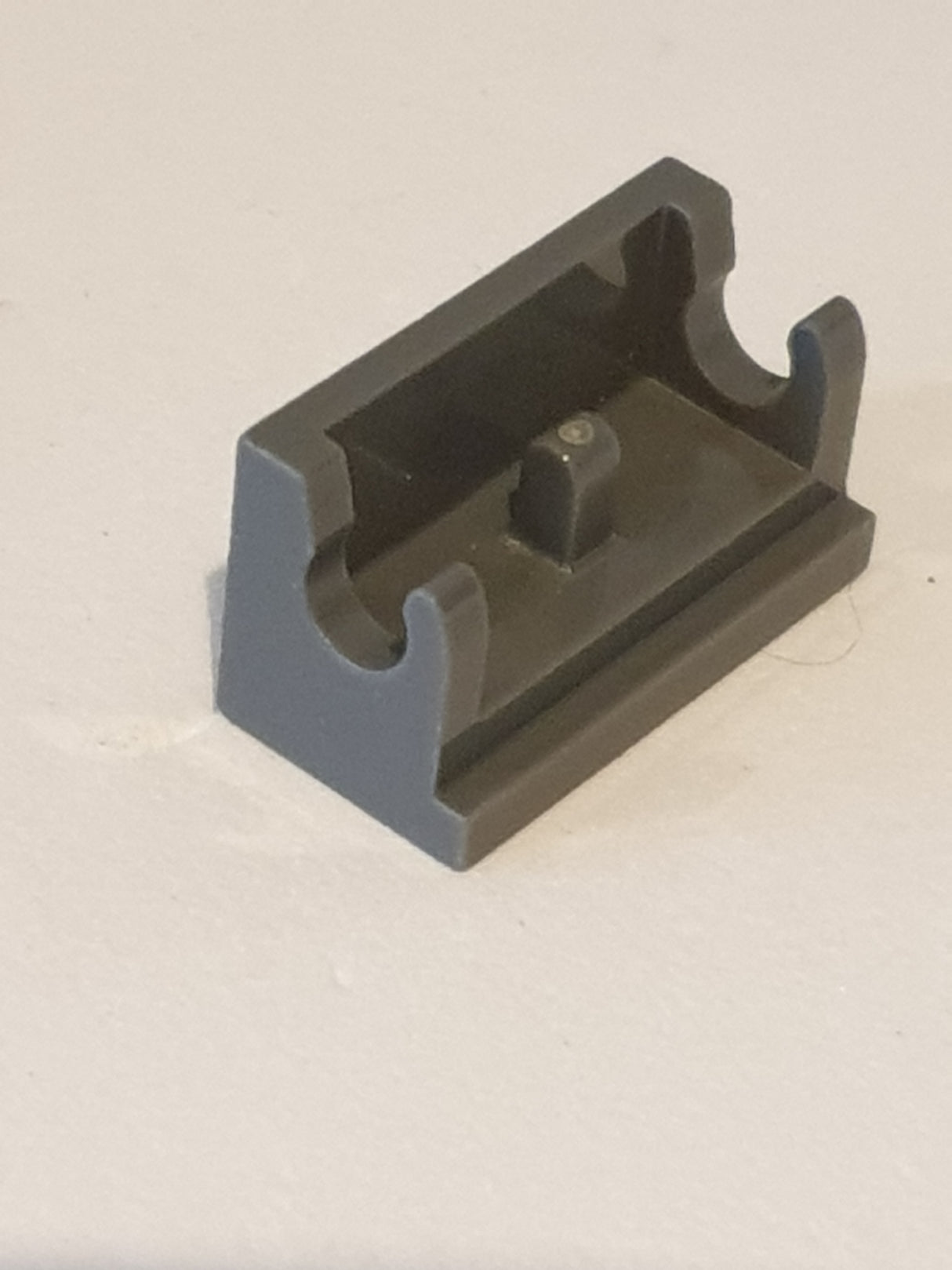 1x2 Scharnierstein Sockel Unterteil neudunkelgrau