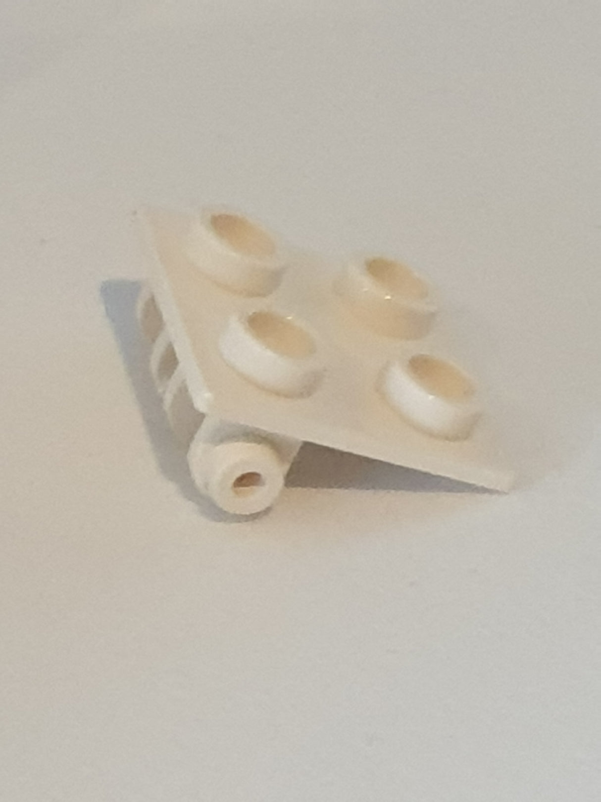 2x2 Scharnierstein Oberteil weiß white