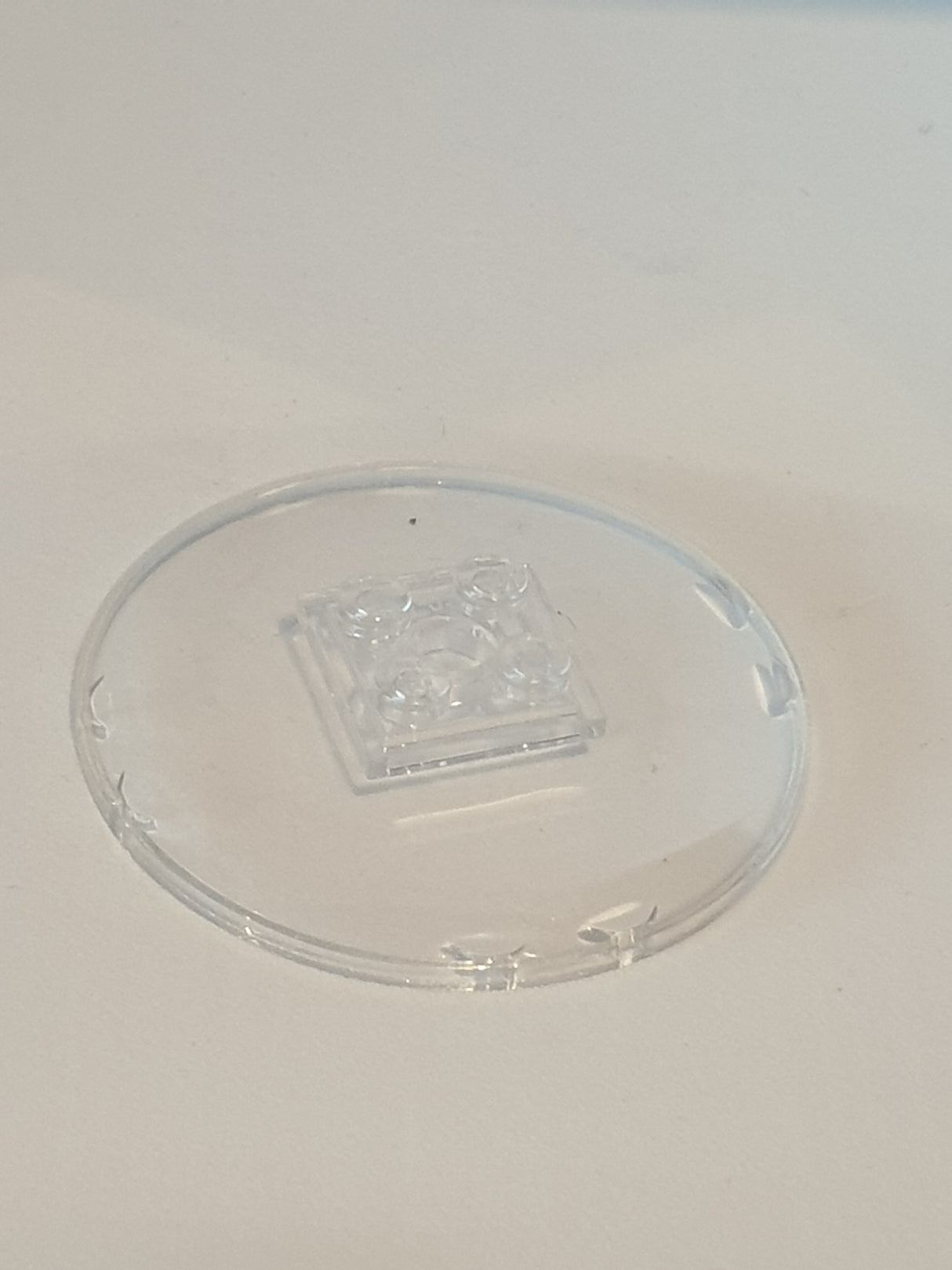 6x6 Parabol-Antenne Ø48 solide Noppen transparent weiß white