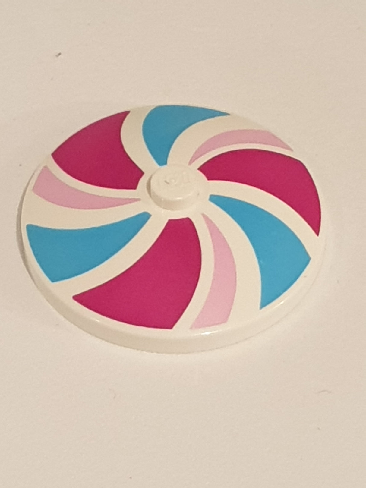 4x4 Satschüssel Ø32x6,4 bedruckt mit Streifenmuster weiß white