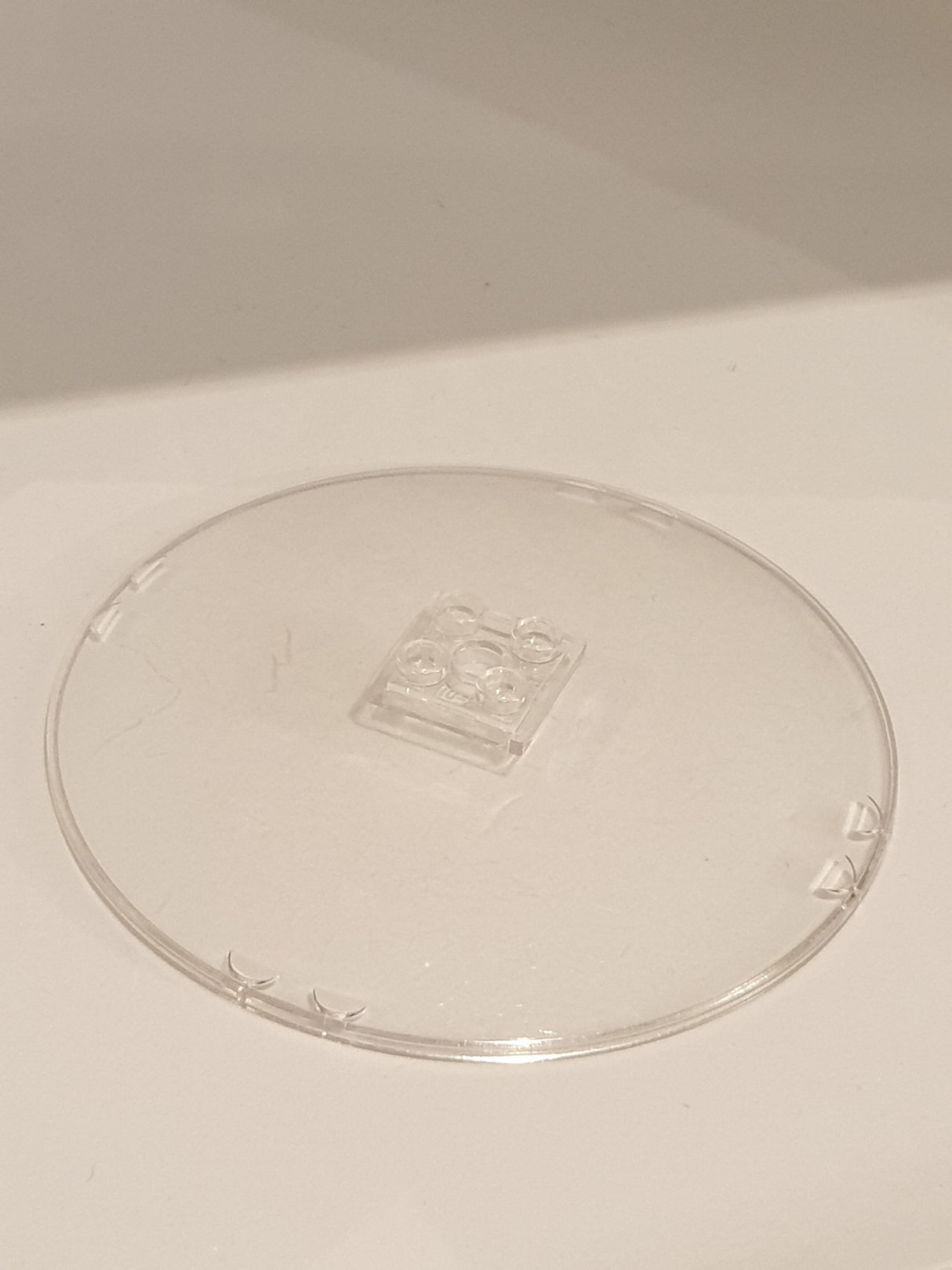 10x10 Satschüssel Parabol hohle Noppen transparent weiß trans clear