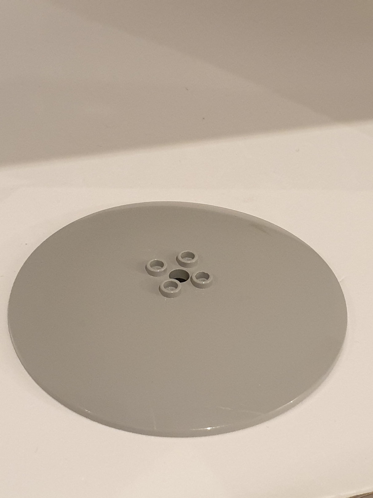 10x10 Satschüssel Parabol hohle Noppen neuhellgrau