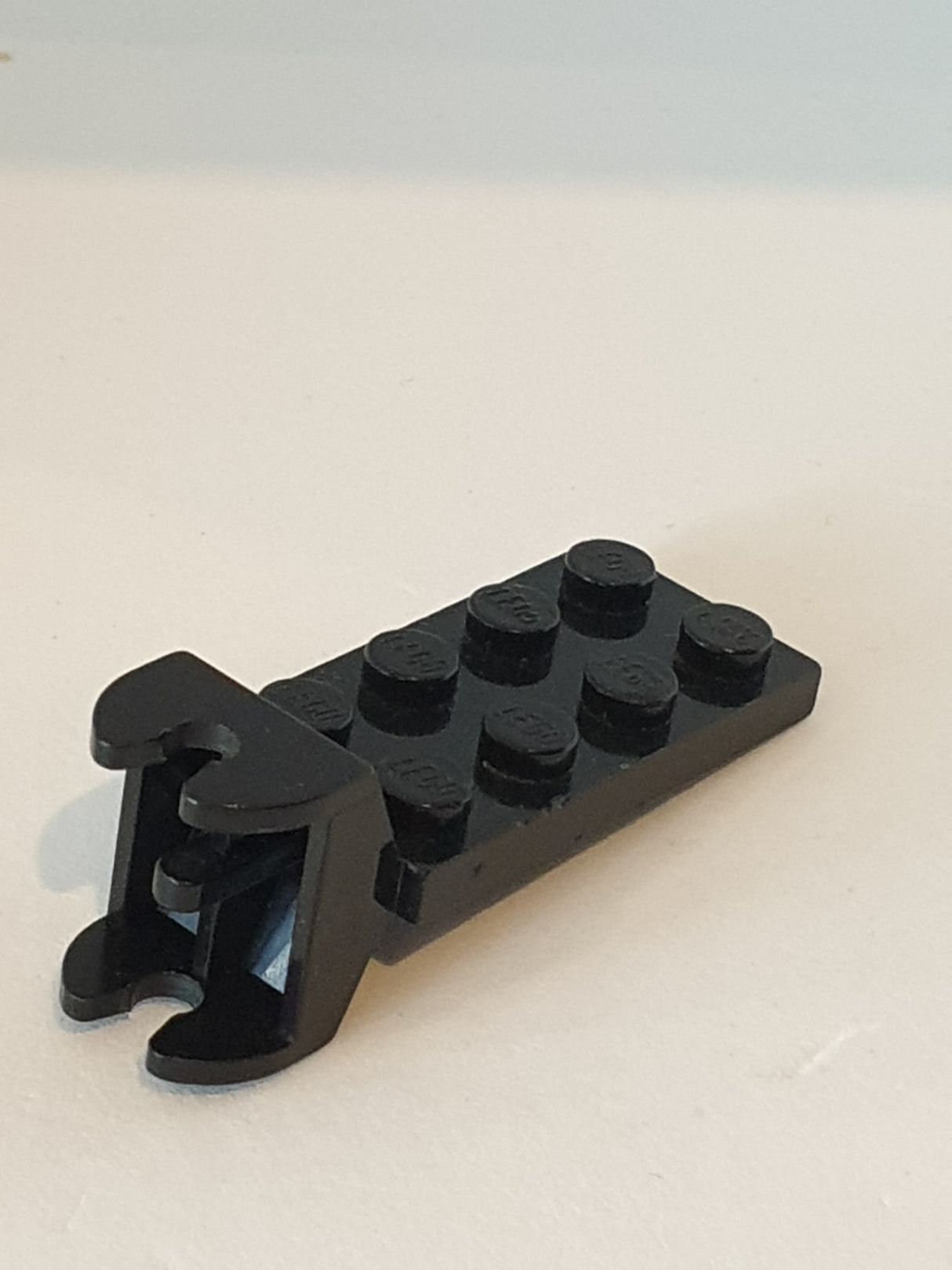 2x4 modifizierte Platte mit Gelenk female weiblich schwarz black
