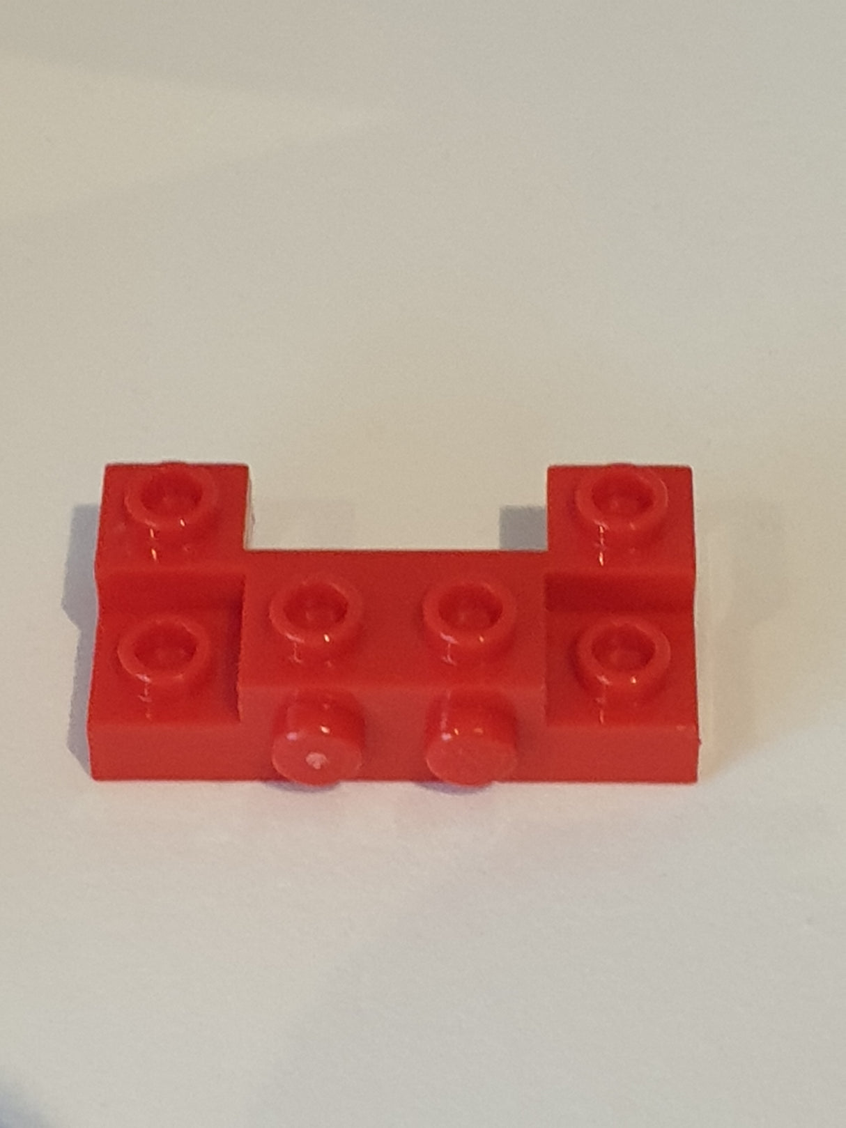 1x4 2x4 modifizierter Stein mit Seitennoppen Kotflügel rot