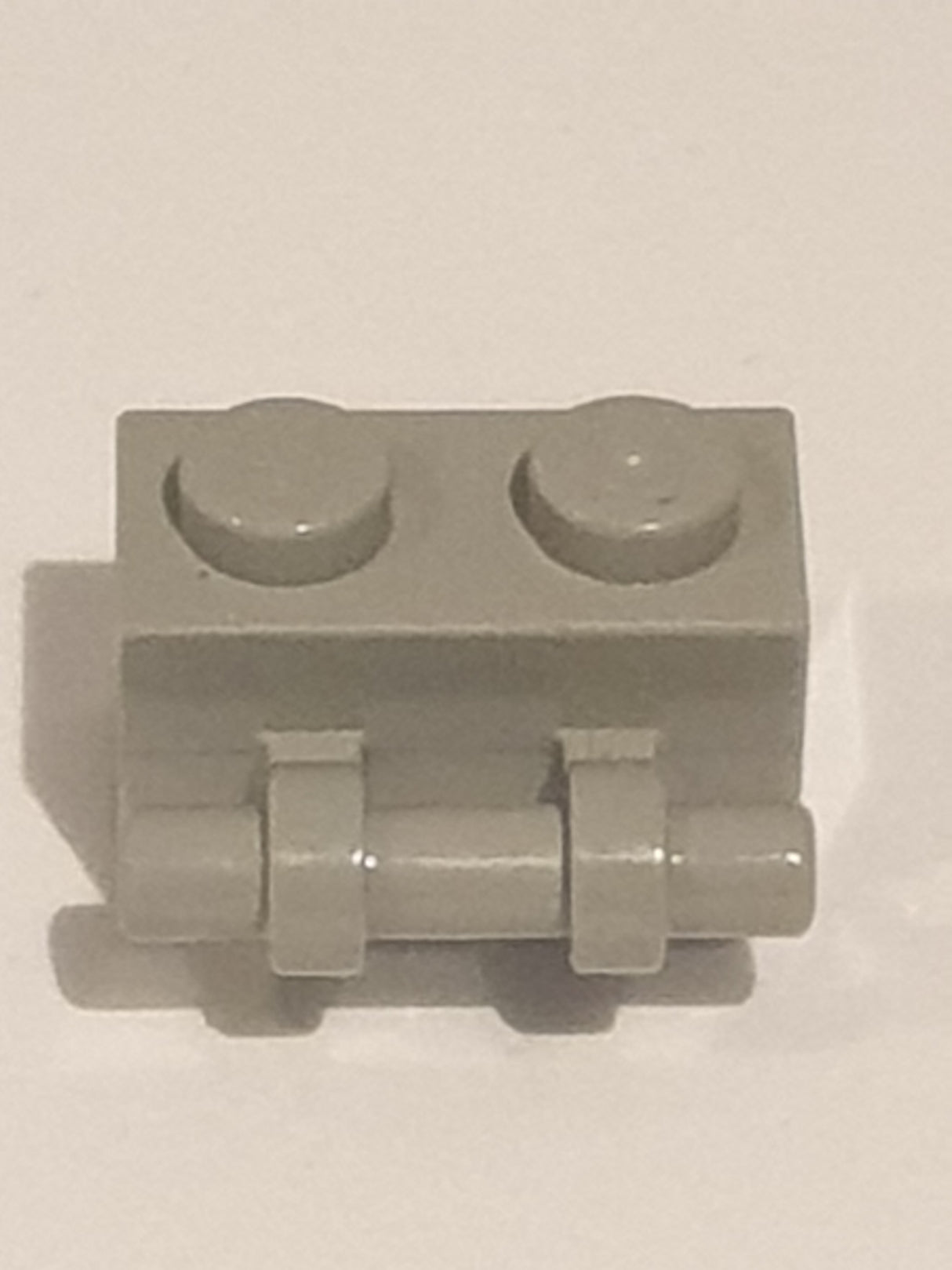 1x2 modifizierter Stein mit Griff althellgrau light gray