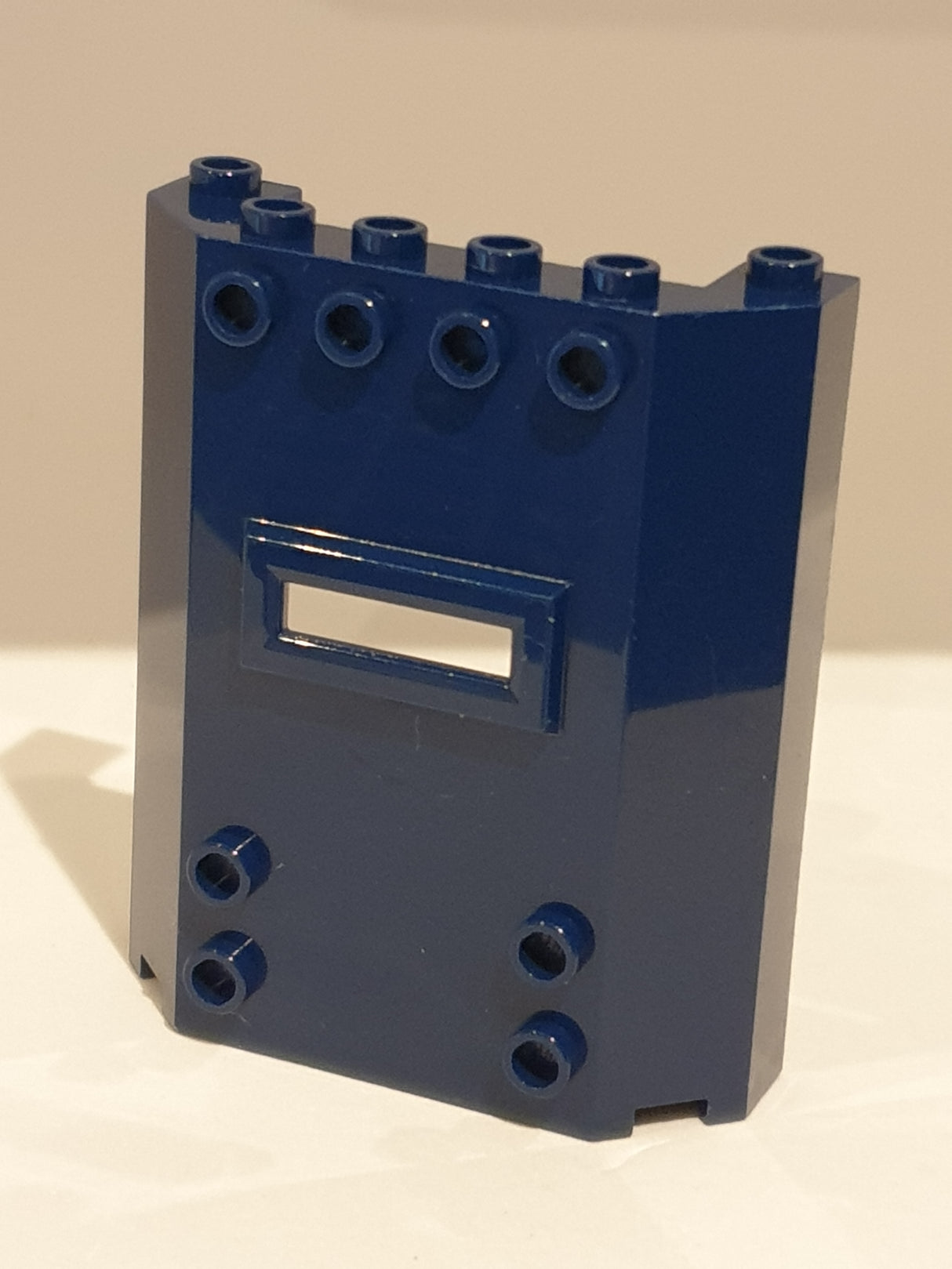 2x6x6 Mauerteil Paneel mit Fenster dunkelblau