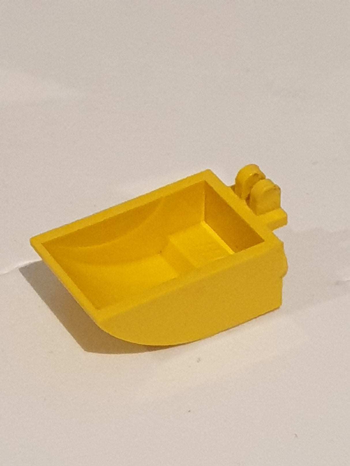 2x3 Baggerschaufel mit ohne Zähne, 2 Finger Scharnier gelb