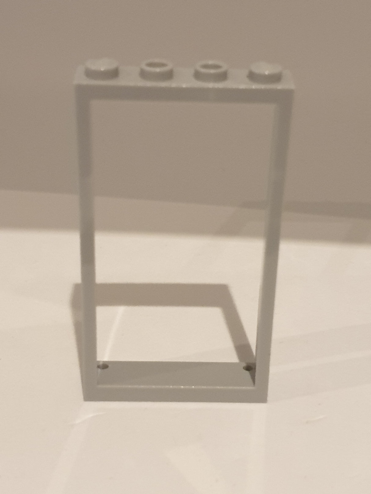 1x4x6 Türrahmen mit 2 Löchern neuhellgrau