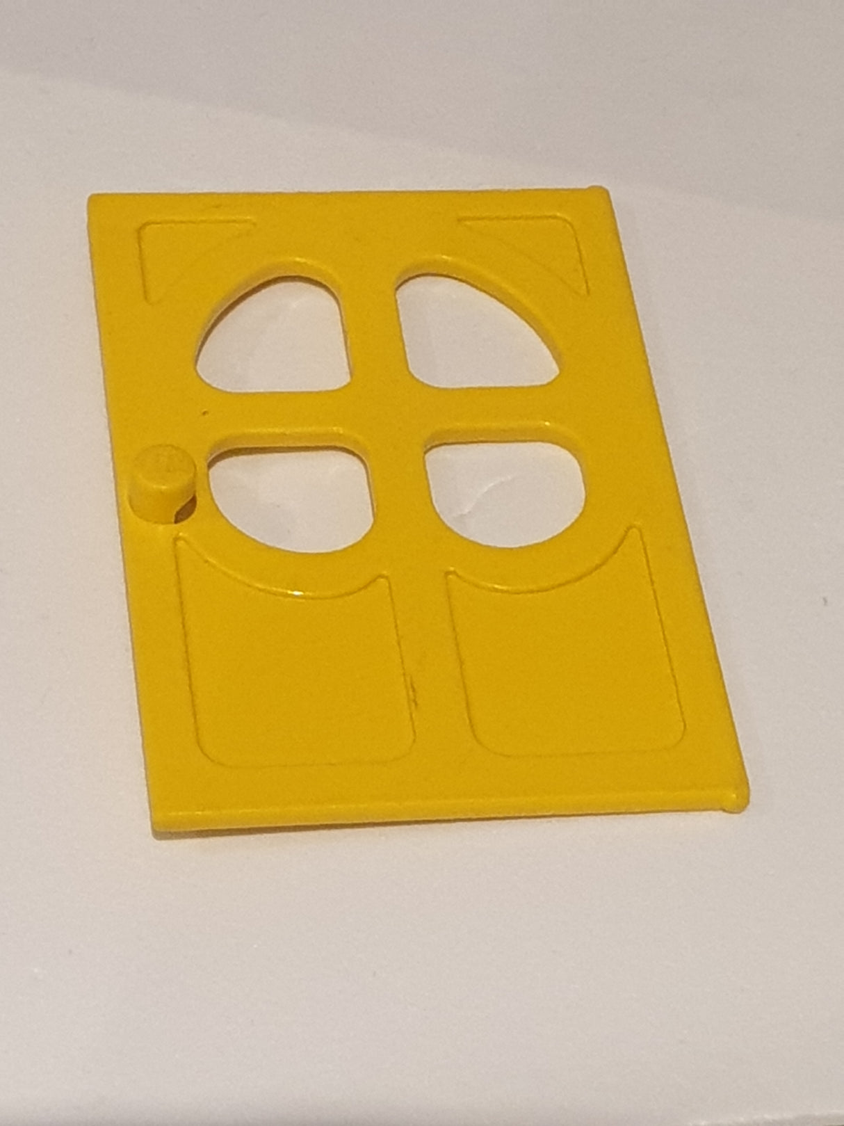 1x6x7 Tür Fabuland mit 4 teiligem Fenster gelb