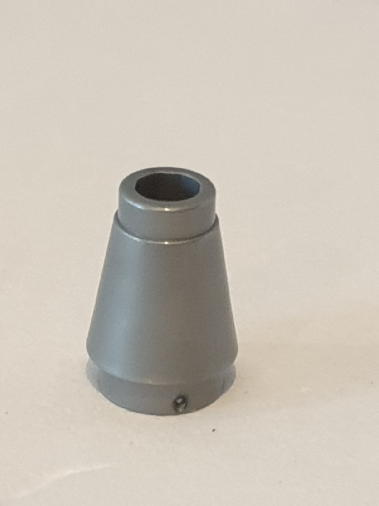 1x1 Kegel mit Rand/Nut pearlsilber