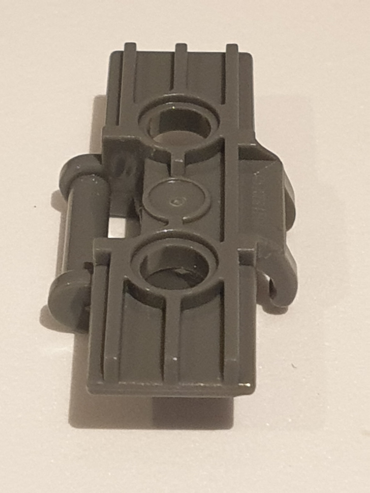 Technik Kettenglied Lauffläche mit 2 Pinlöchern neudunkelgrau