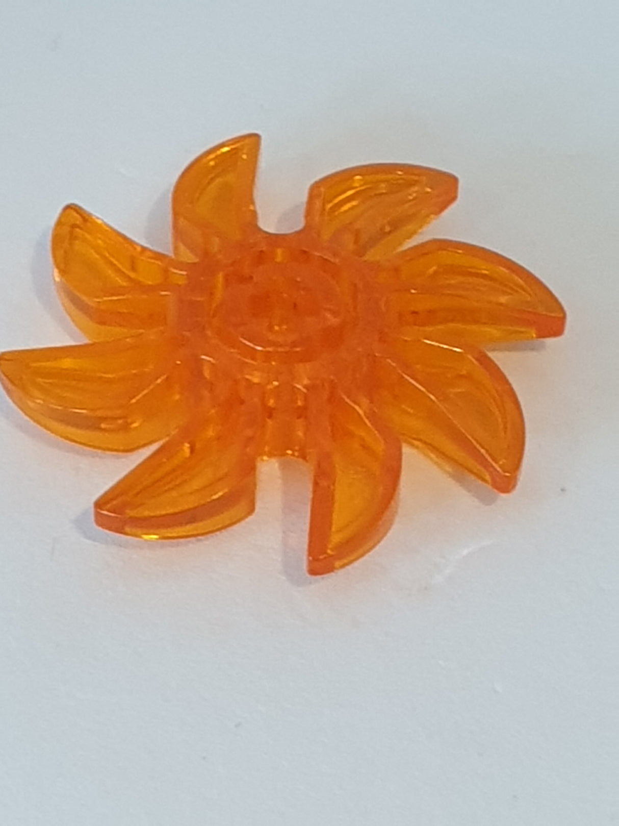 Propeller Rotor Schaufel mit 8 Klingen transparent orange