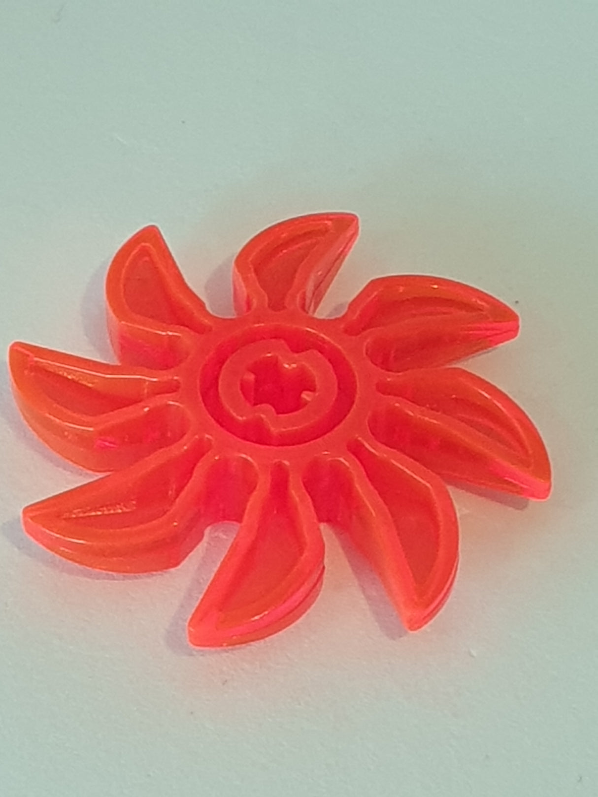 Propeller Rotor Schaufel mit 8 Klingen transparent neonorange