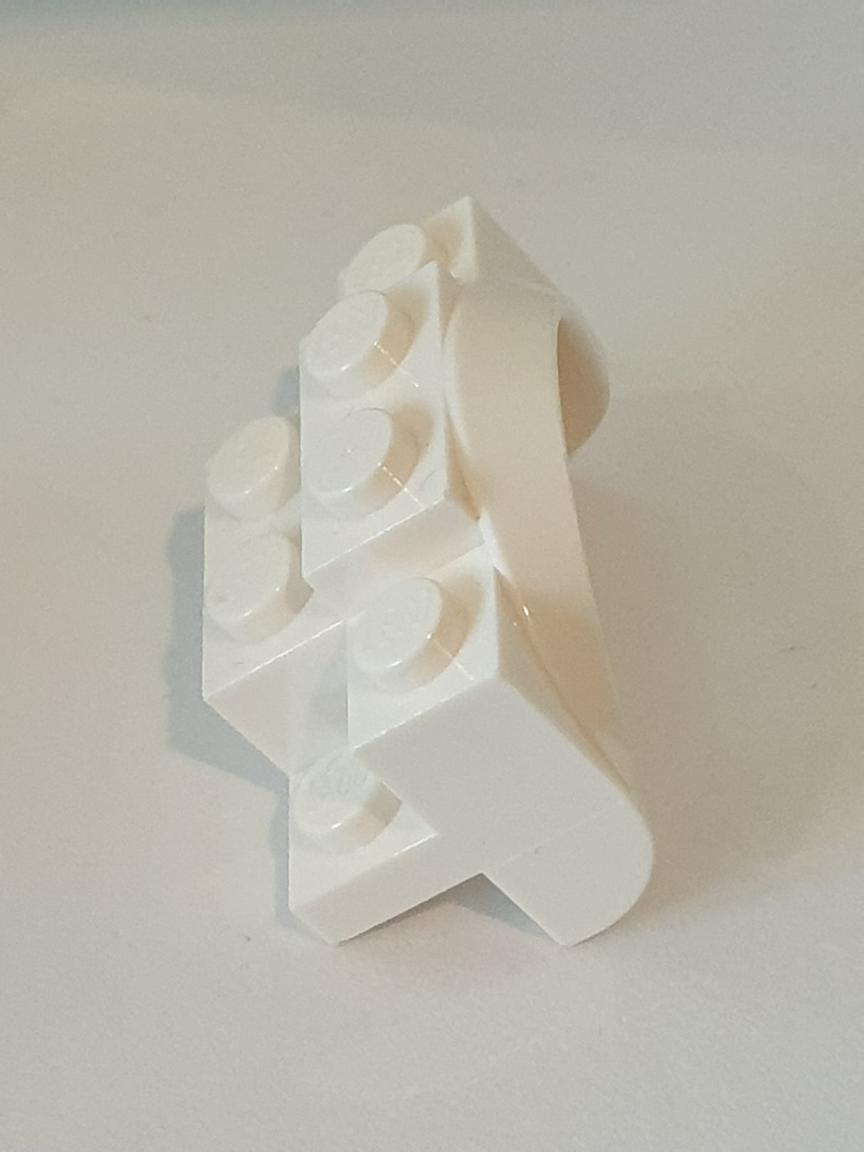 4x2 1/2x2 1/3 Kotflügel abgerundete Seiten kurz, geschlossene Noppen, weiß white