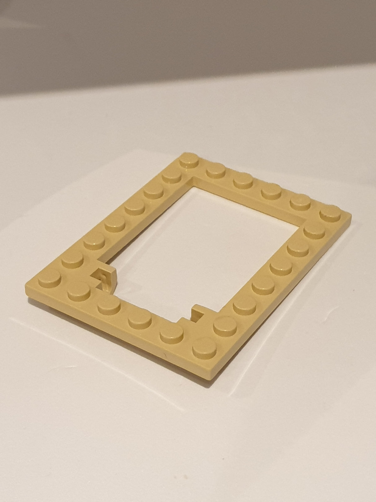 6x8 Platte modifiziert Falltürrahmen horizontal beige tan