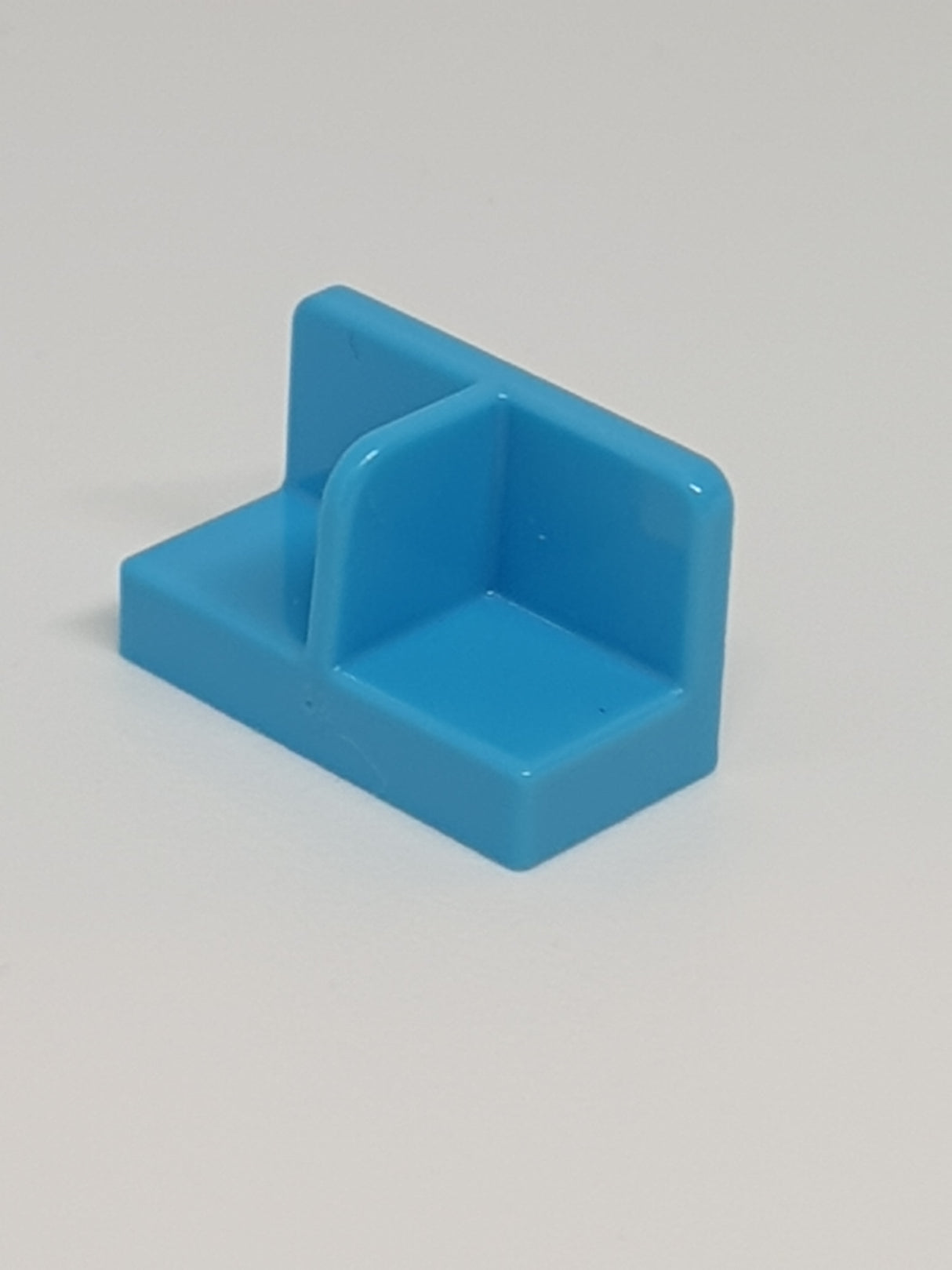 1x2x1 Paneel mit mittiger Wand azur medium azure