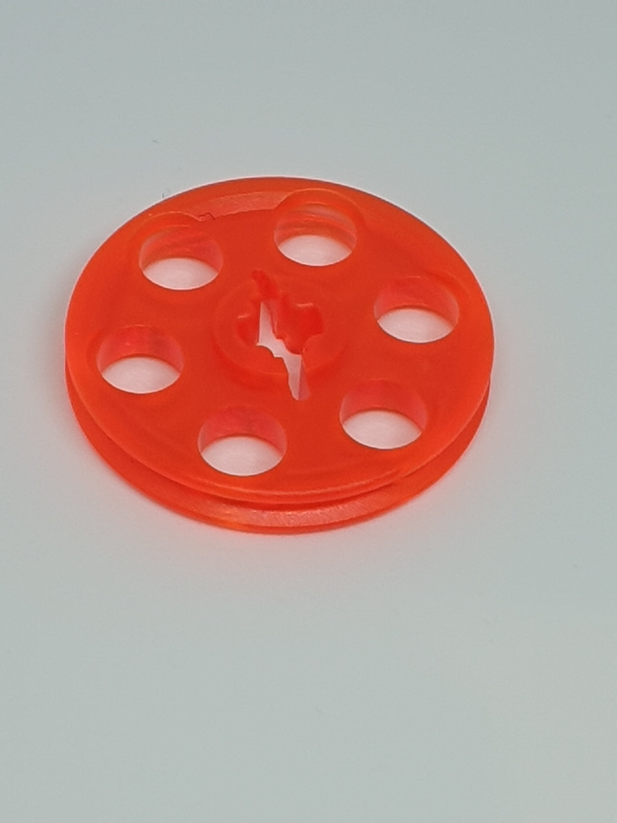 Technik Riemenscheibe Pulley transparent neonorange