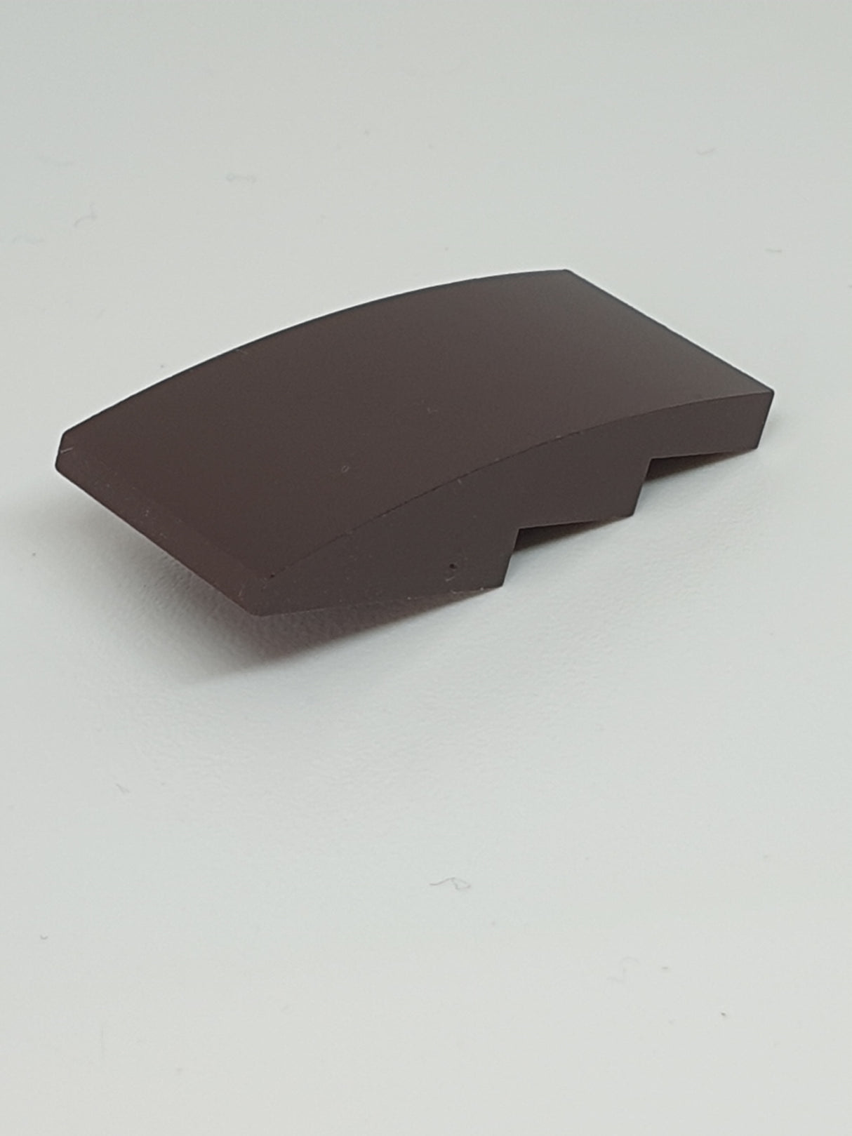 2x4 Halbbogenstein/-platte dunkelbraun dark brown