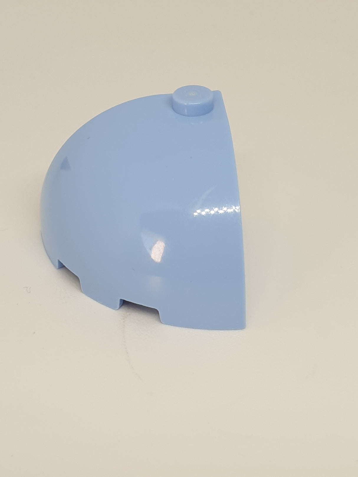 3x3x2 Rundstein Kuppel Oberseite hellblau bright light blue