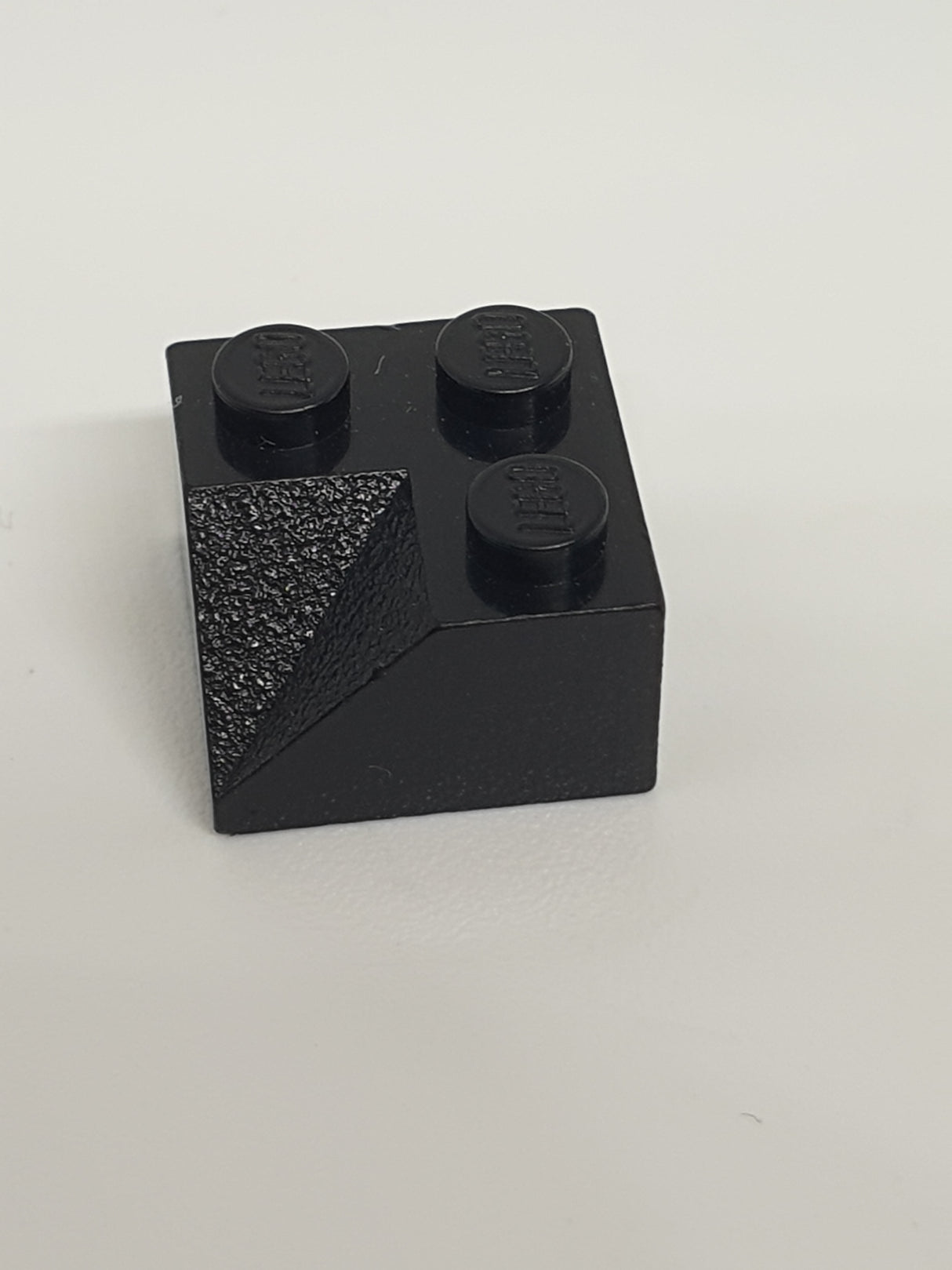 2x2 Eckdachstein 45° innen schwarz black